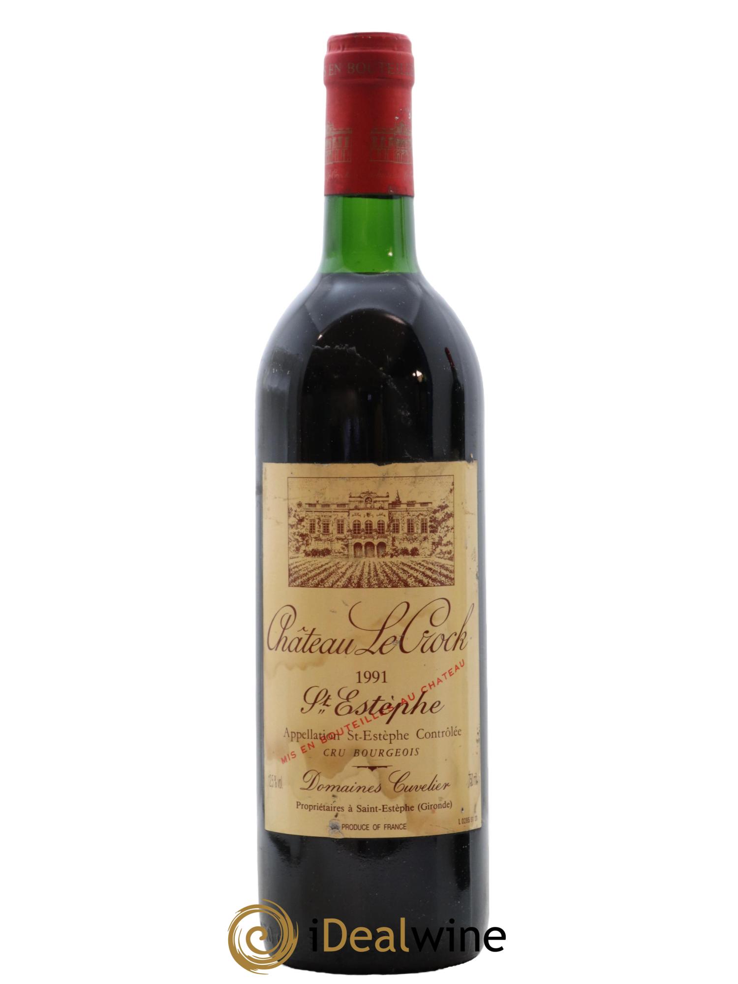 Château le Crock Cru Bourgeois 1991 - Lot de 1 bouteille - 0