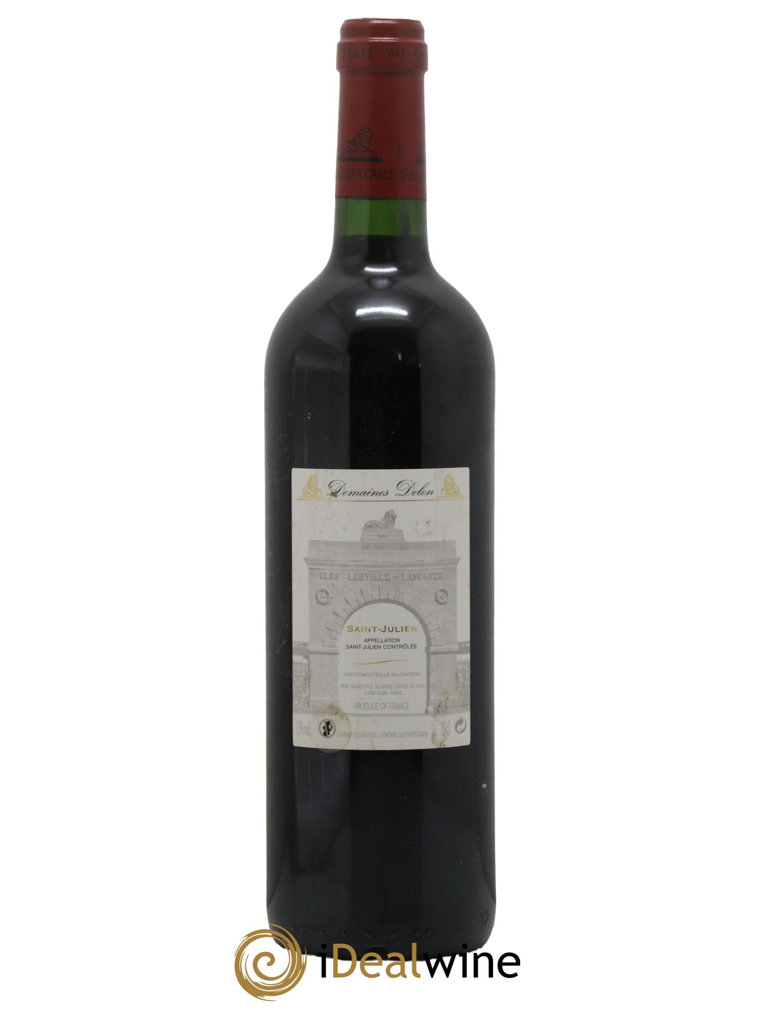 Château Léoville Las Cases 2ème Grand Cru Classé 2006 - Lot de 1 bouteille - 1
