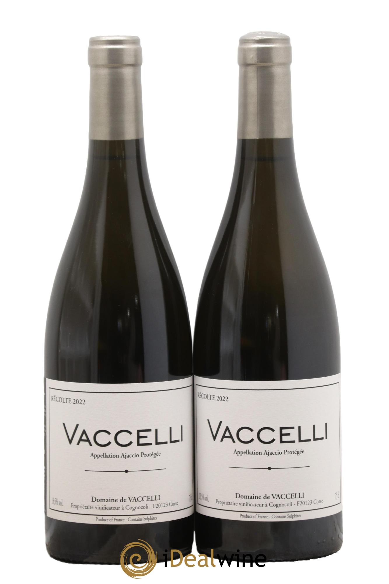 Ajaccio Vaccelli 2022 - Posten von 2 Flaschen - 0