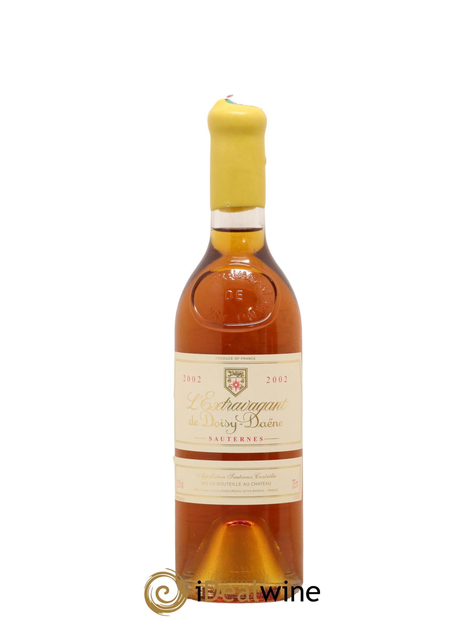 L'Extravagant de Doisy Daëne 2002 - Posten von 1 Demi-Flasche - 0