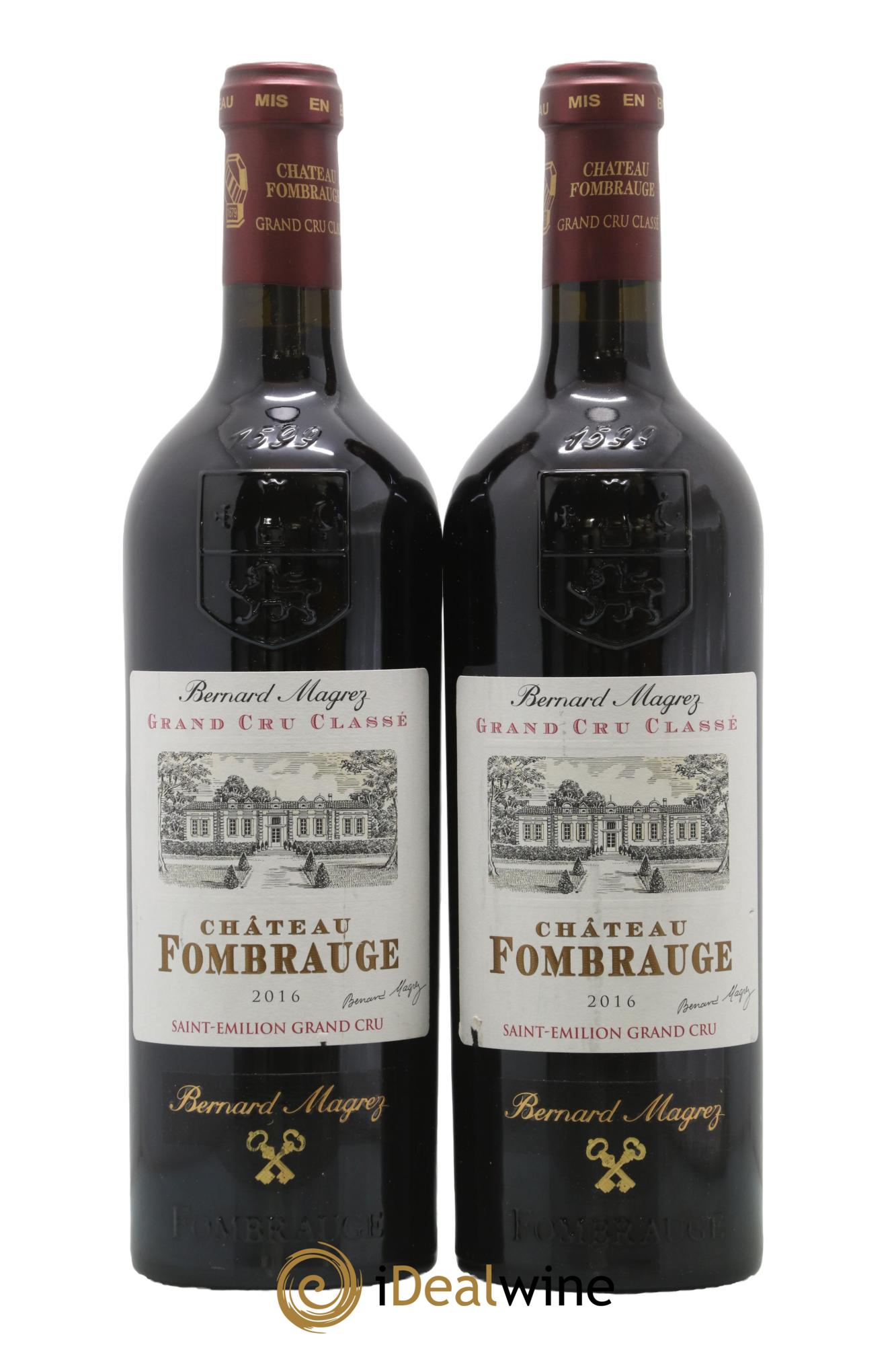 Château Fombrauge Grand Cru Classé 2016 - Lot de 2 bouteilles - 0
