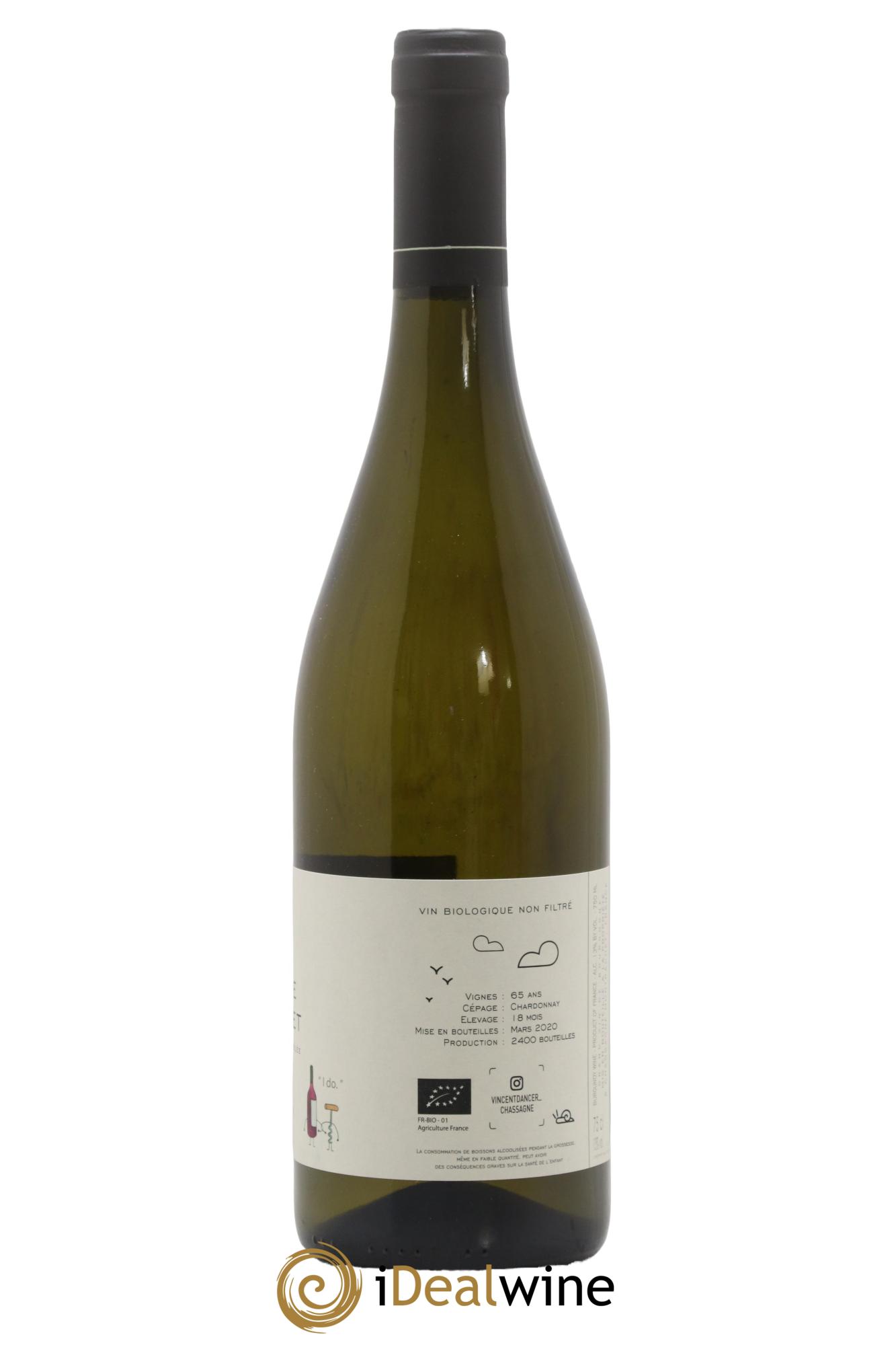 Chassagne-Montrachet 1er Cru (Morgeot) Tête du Clos Vincent Dancer  2018 - Lot of 1 bottle - 1