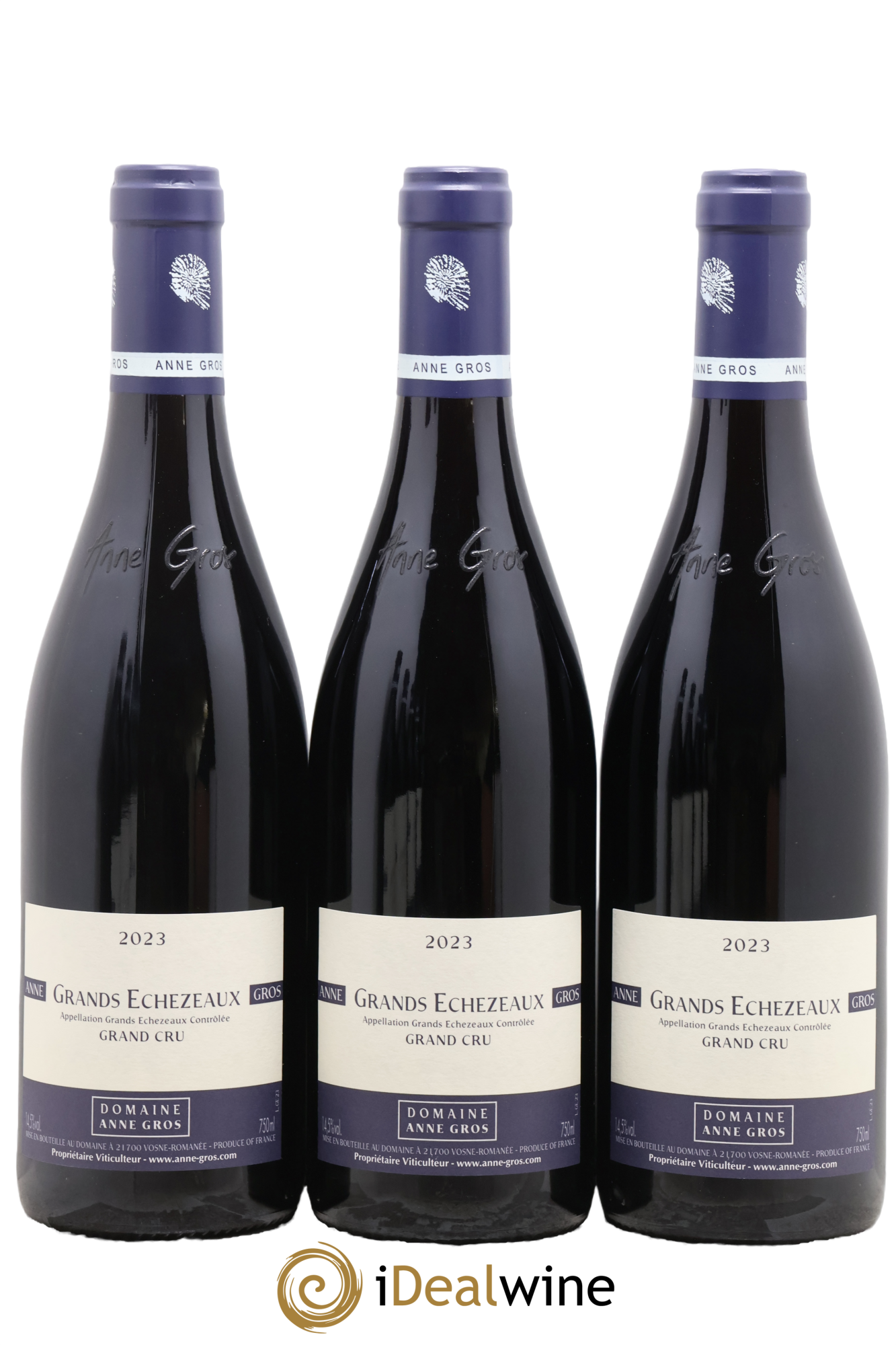 Grands-Echezeaux Grand Cru Anne Gros 2023 - Lot of 3 bottles - 0