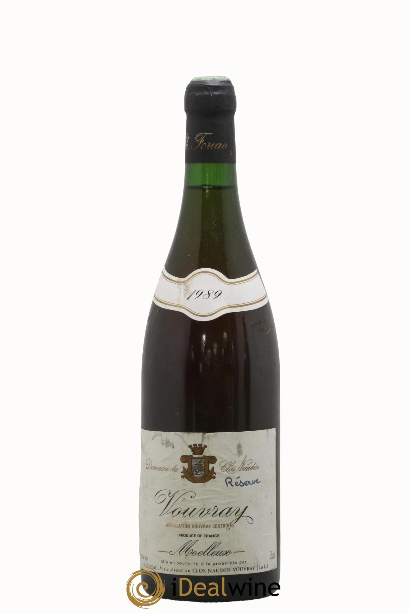 Vouvray Moelleux Clos Naudin - Philippe Foreau 1989 - Lotto di 1 bottiglia - 0