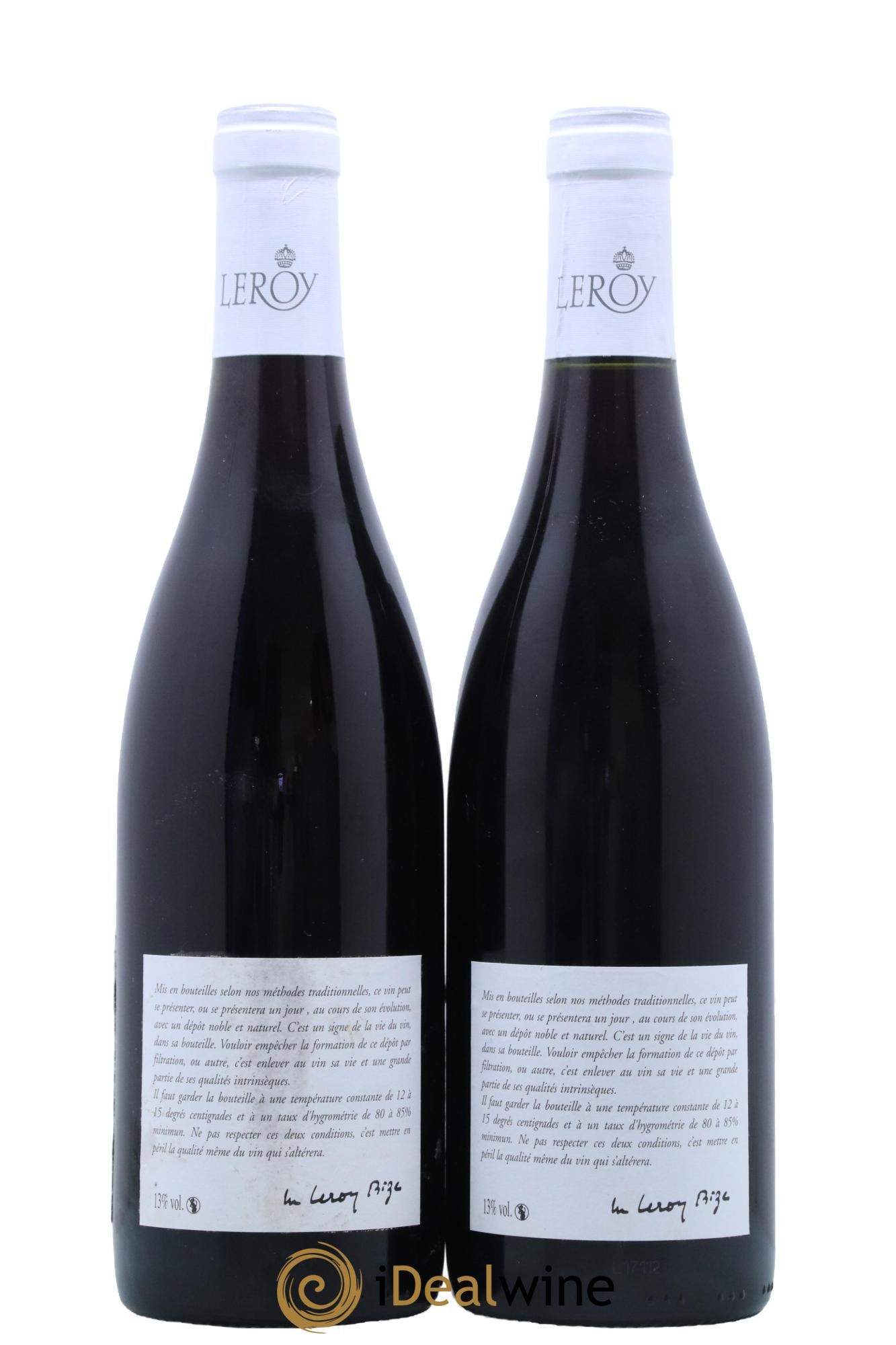 Vosne-Romanée Leroy SA 2017 - Lot de 2 bouteilles - 1