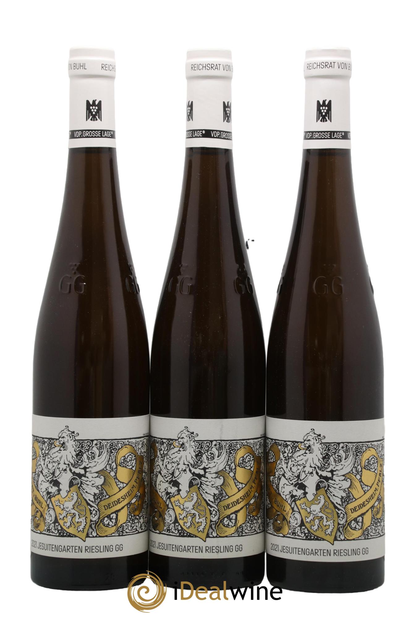 Allemagne Pfalz Riesling Forster Jesuitengarten GG Reichsrat Von Buhl 2021 - Lot de 3 bouteilles - 0