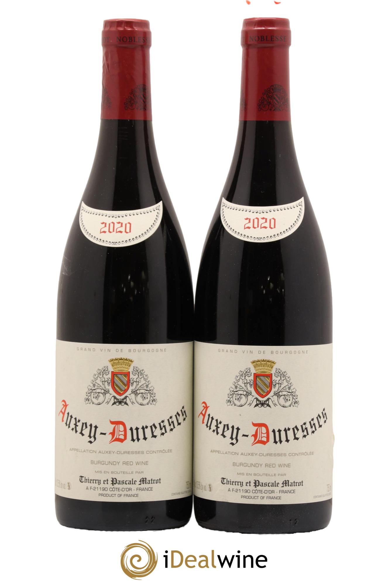 Auxey-Duresses Matrot (Domaine) 2020 - Lot of 2 bottles - 0