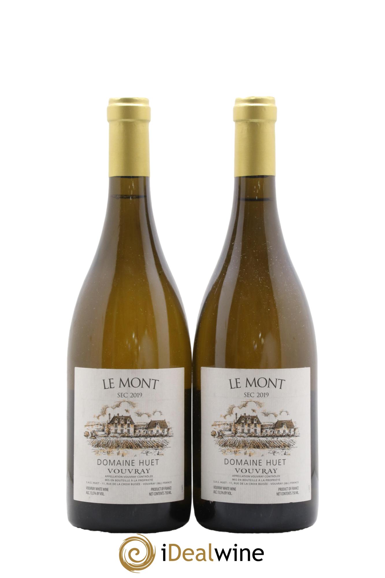 Vouvray Le Mont Sec Domaine Huet 2019 - Lot of 2 bottles - 0