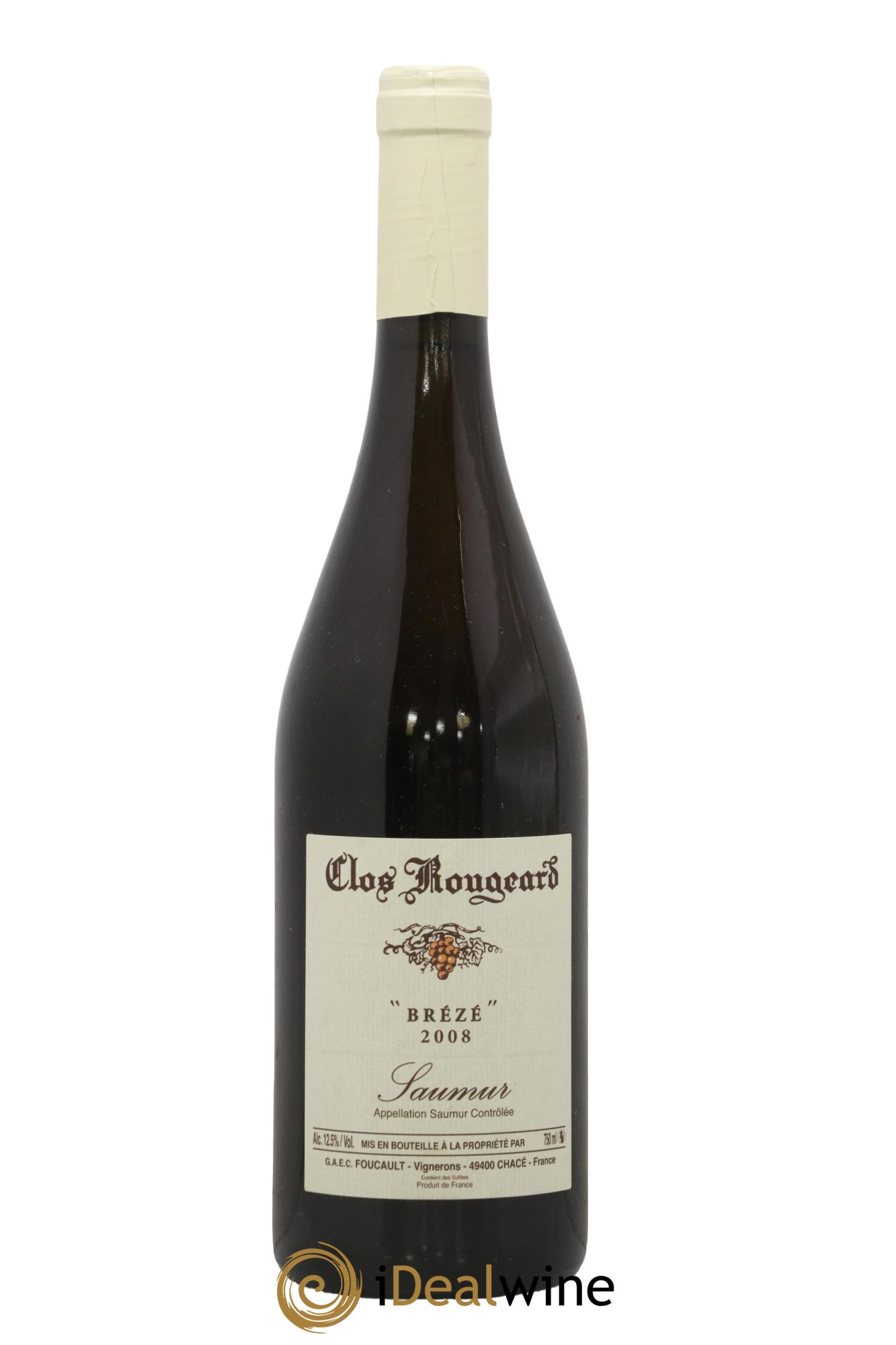 Saumur Brézé Clos Rougeard 2008 - Posten von 1 Flasche - 0