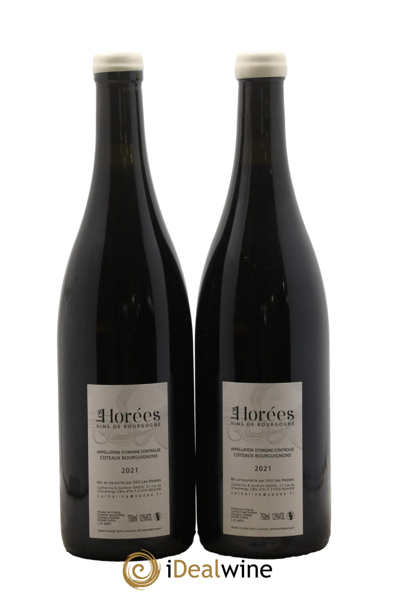Côteaux Bourguignons Mon Poulain Les Horées 2021 - Lot de 2 bouteilles - 1