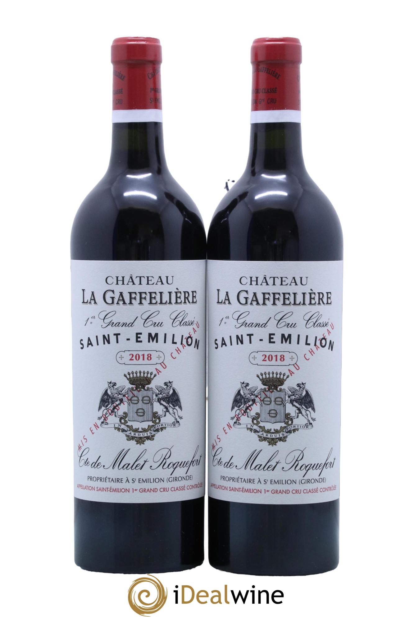 Château la Gaffelière 1er Grand Cru Classé B 2018 - Lot de 2 bouteilles - 0