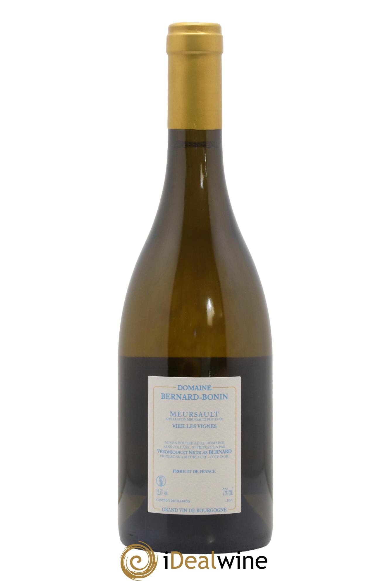 Meursault Vieilles Vignes Bernard Bonin  2018 - Lot of 1 bottle - 1
