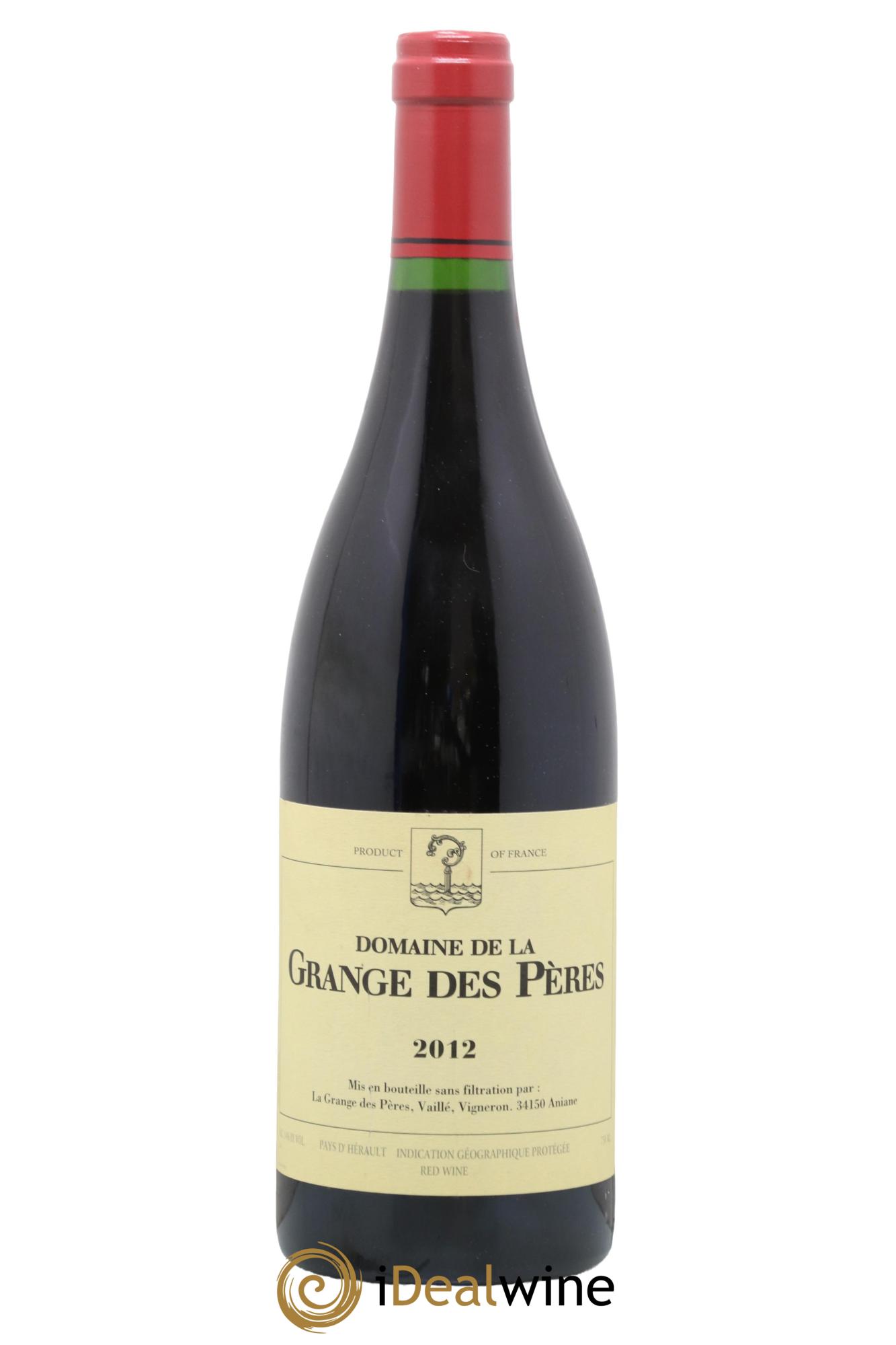 Pays d'Hérault Grange des Pères Laurent Vaillé 2012 - Lot de 1 bouteille - 0
