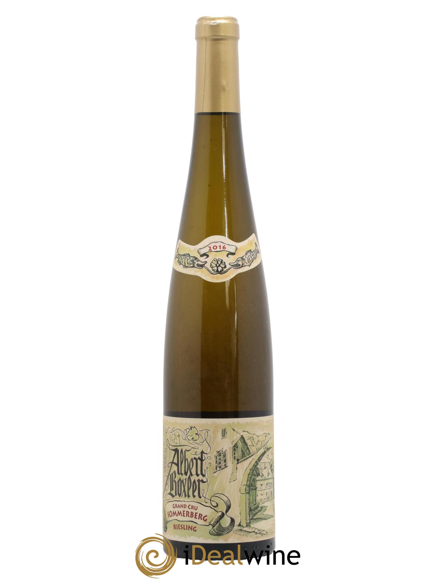 Alsace Riesling Grand Cru Sommerberg Albert Boxler 2016 - Lot de 1 bouteille - 0