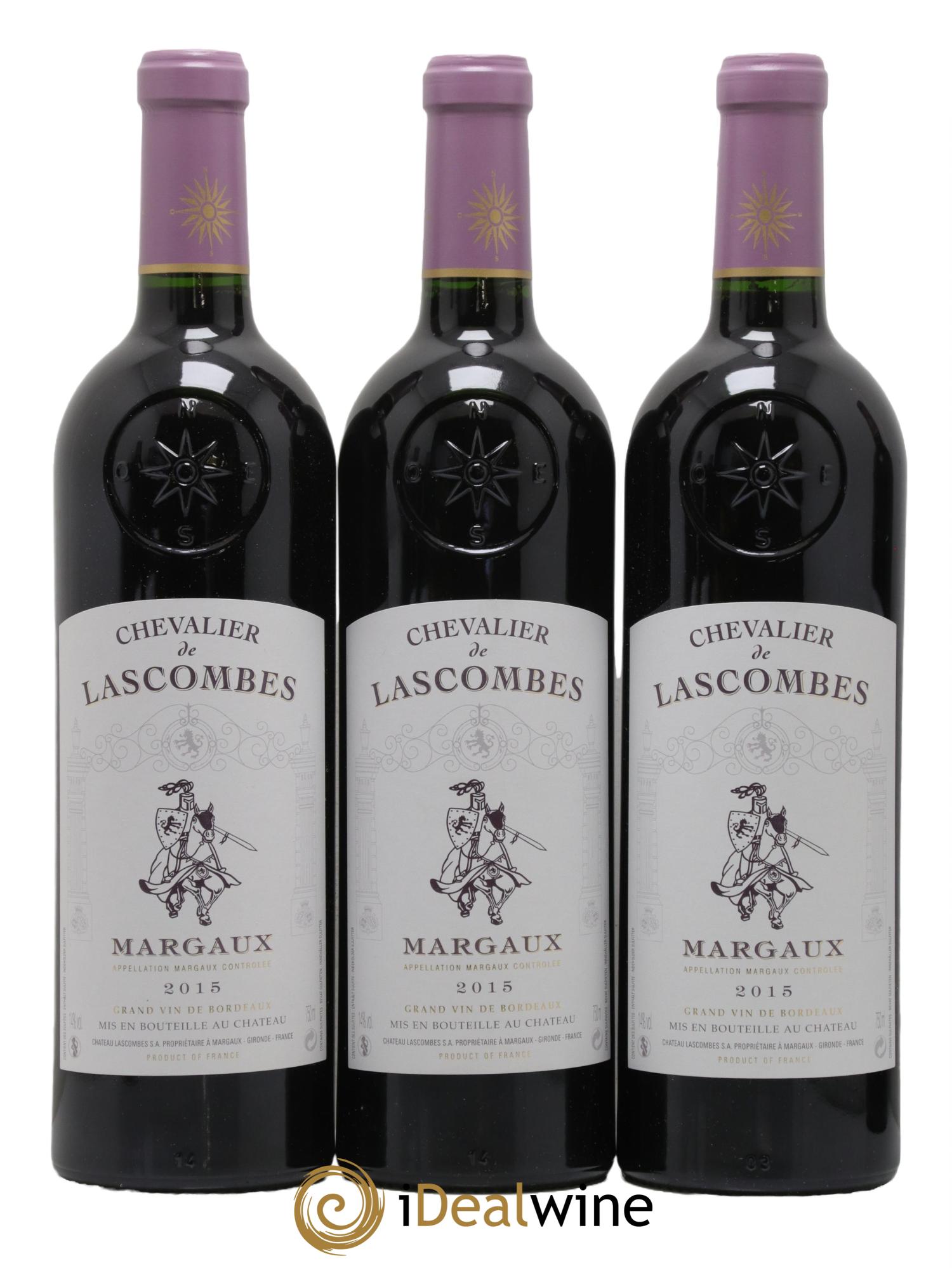Chevalier de Lascombes Second Vin 2015 - Lot de 6 bouteilles - 1