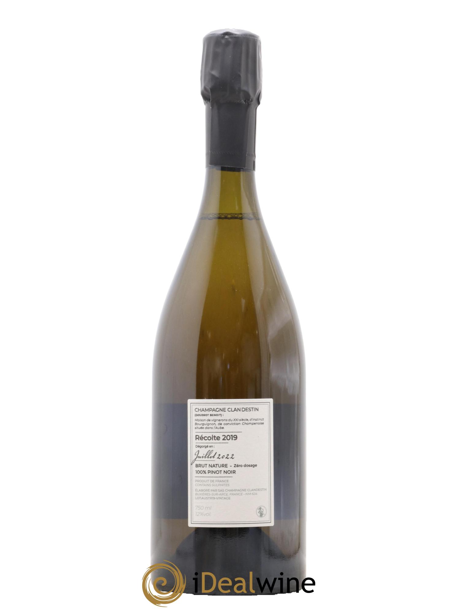 Austral Brut Nature Clandestin 2019 - Lot de 1 bouteille - 1