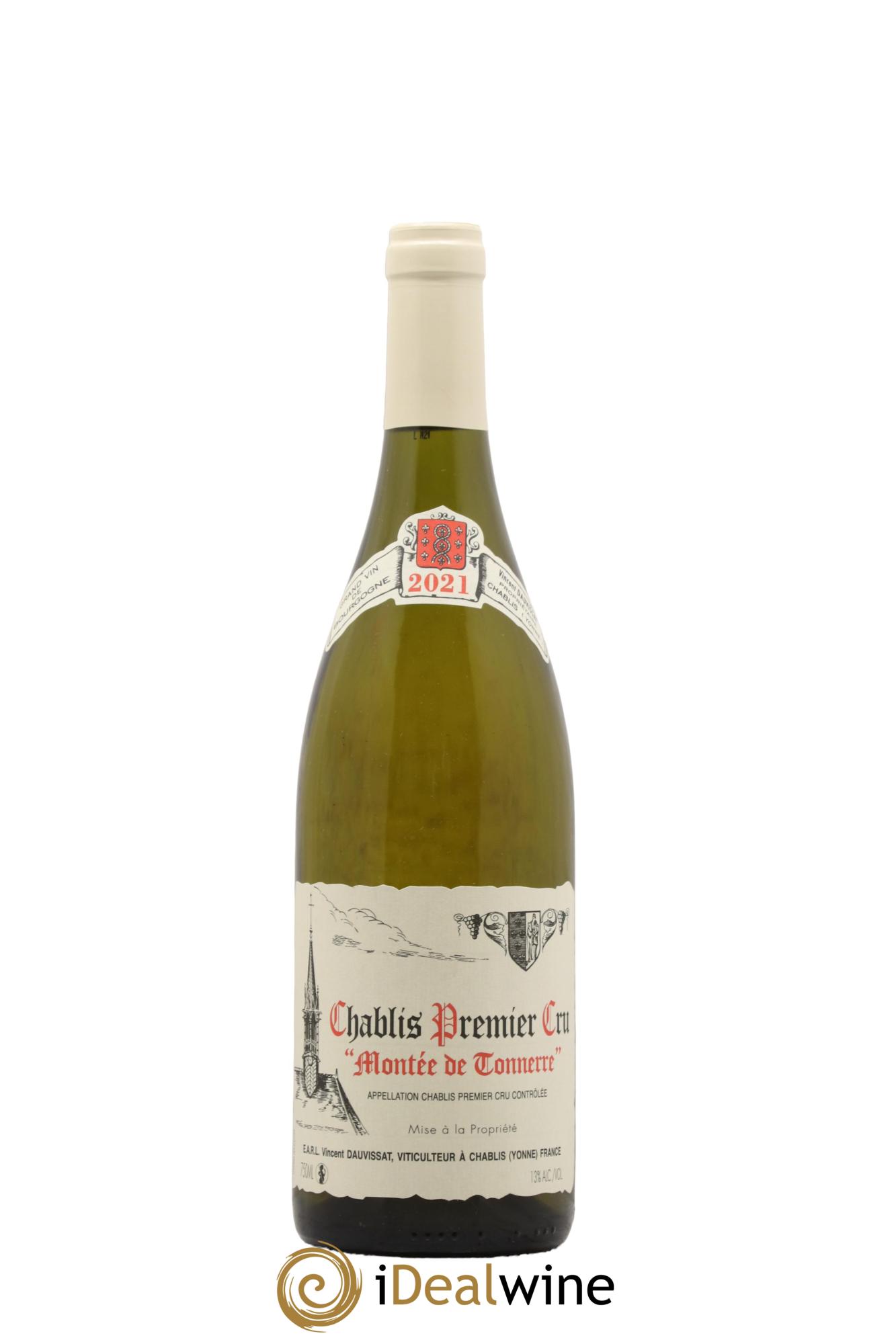Chablis 1er Cru Montée de Tonnerre Vincent Dauvissat (Domaine) 2021 - Lot de 1 bouteille - 0