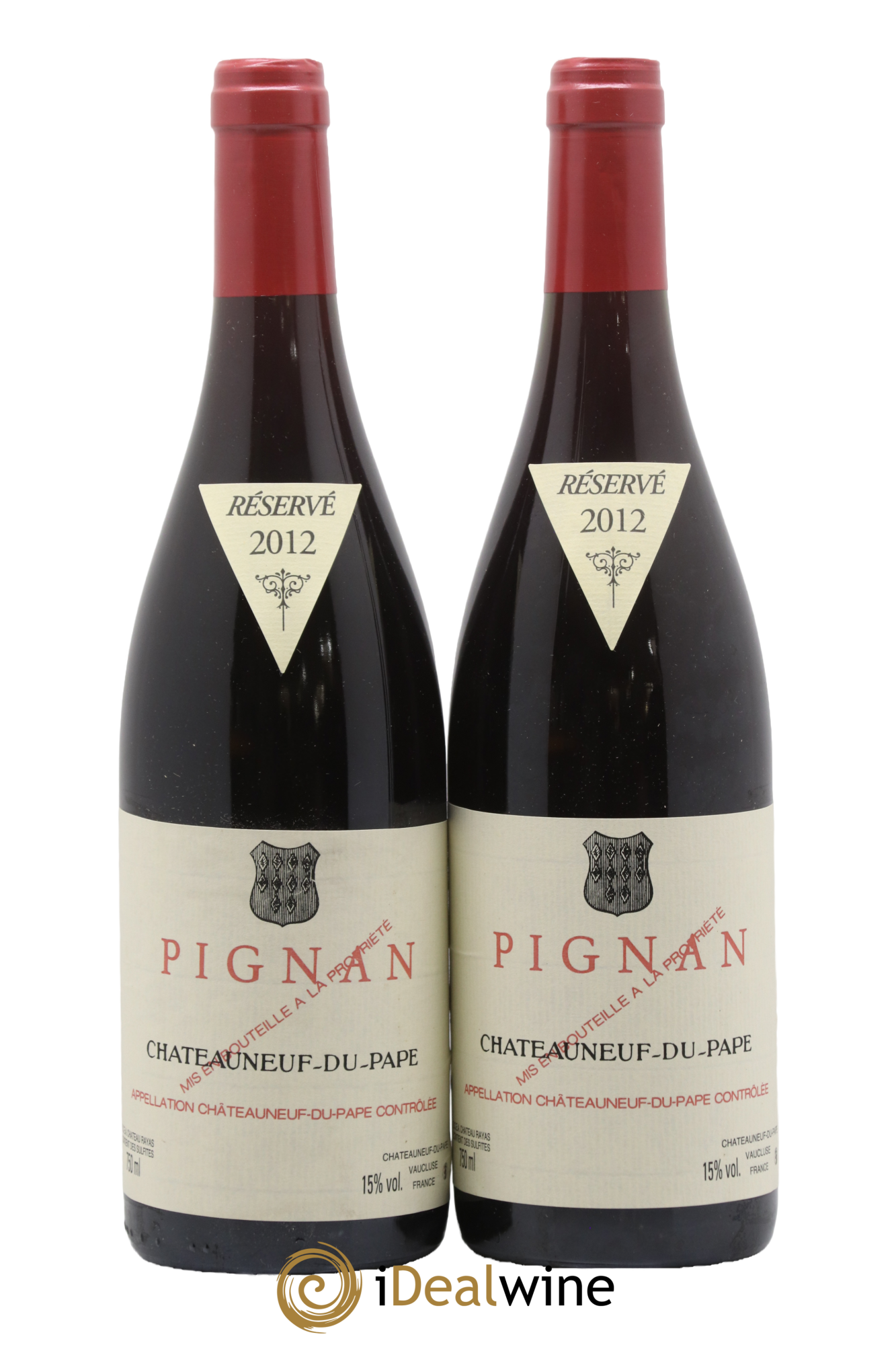 Châteauneuf-du-Pape Pignan Emmanuel Reynaud 2012 - Posten von 2 Flaschen - 0