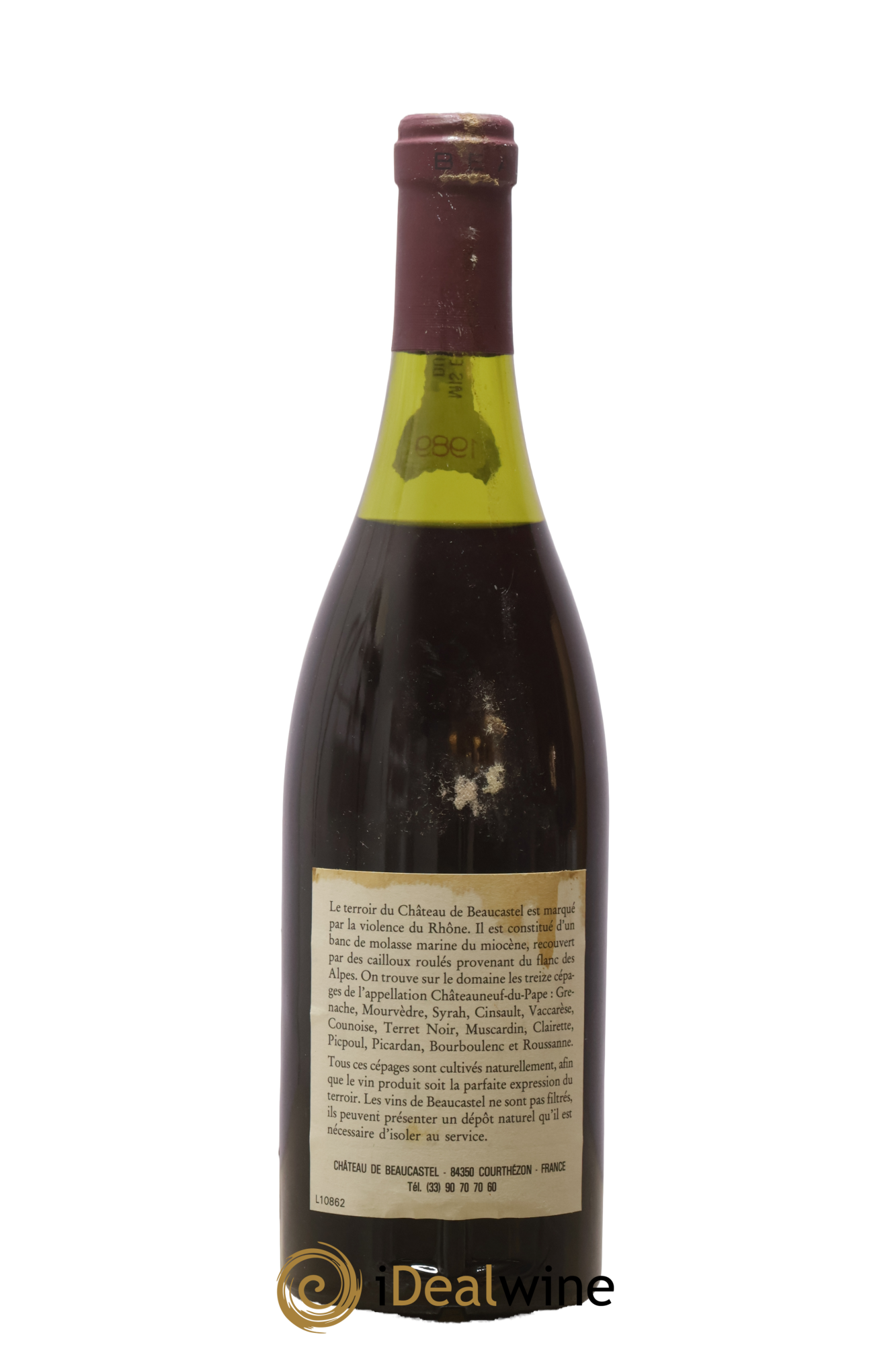 Châteauneuf-du-Pape Château de Beaucastel Famille Perrin 1989 - Lot of 1 bottle - 1
