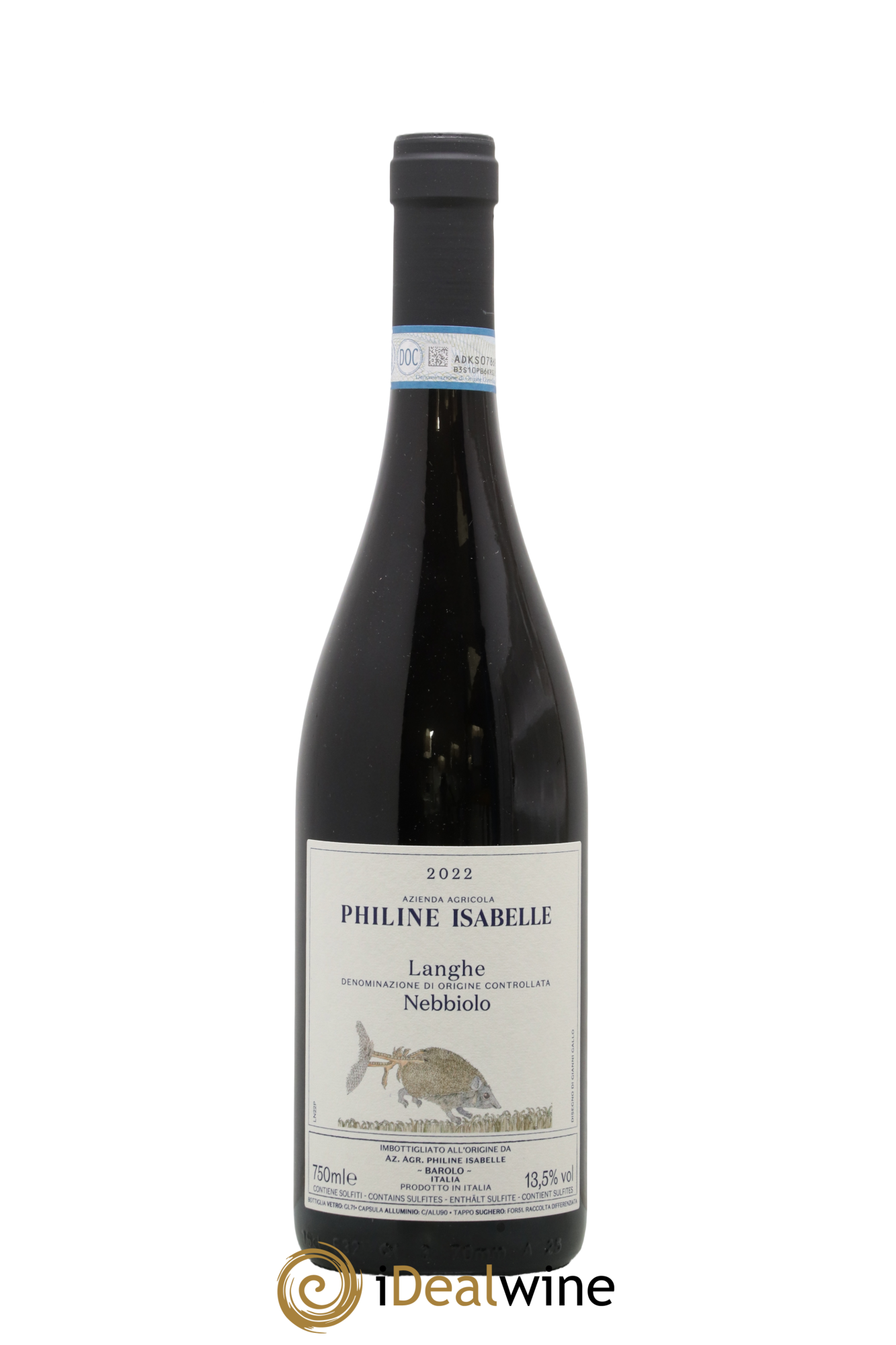Langhe DOC Nebbiolo Az Agr Philine Isabelle 2022 - Lot de 1 bouteille - 0