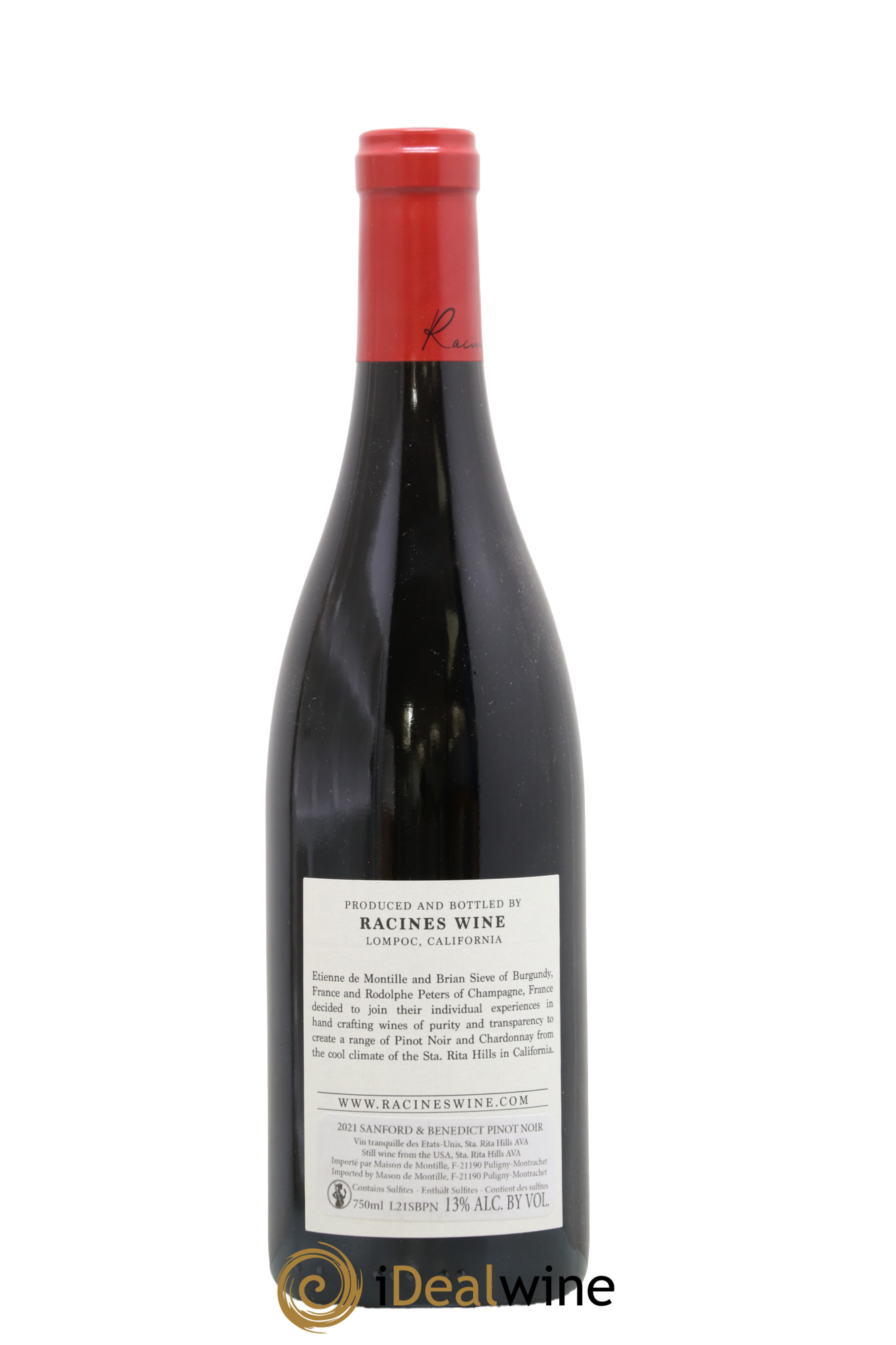 Santa Rita Hills Racines Pinot Noir 2021 - Lot of 1 bottle - 1