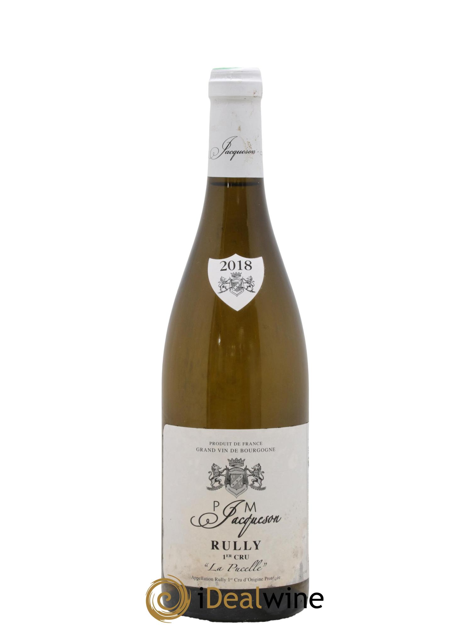 Rully 1er Cru La Pucelle Paul & Marie Jacqueson 2018 - Posten von 1 Flasche - 0