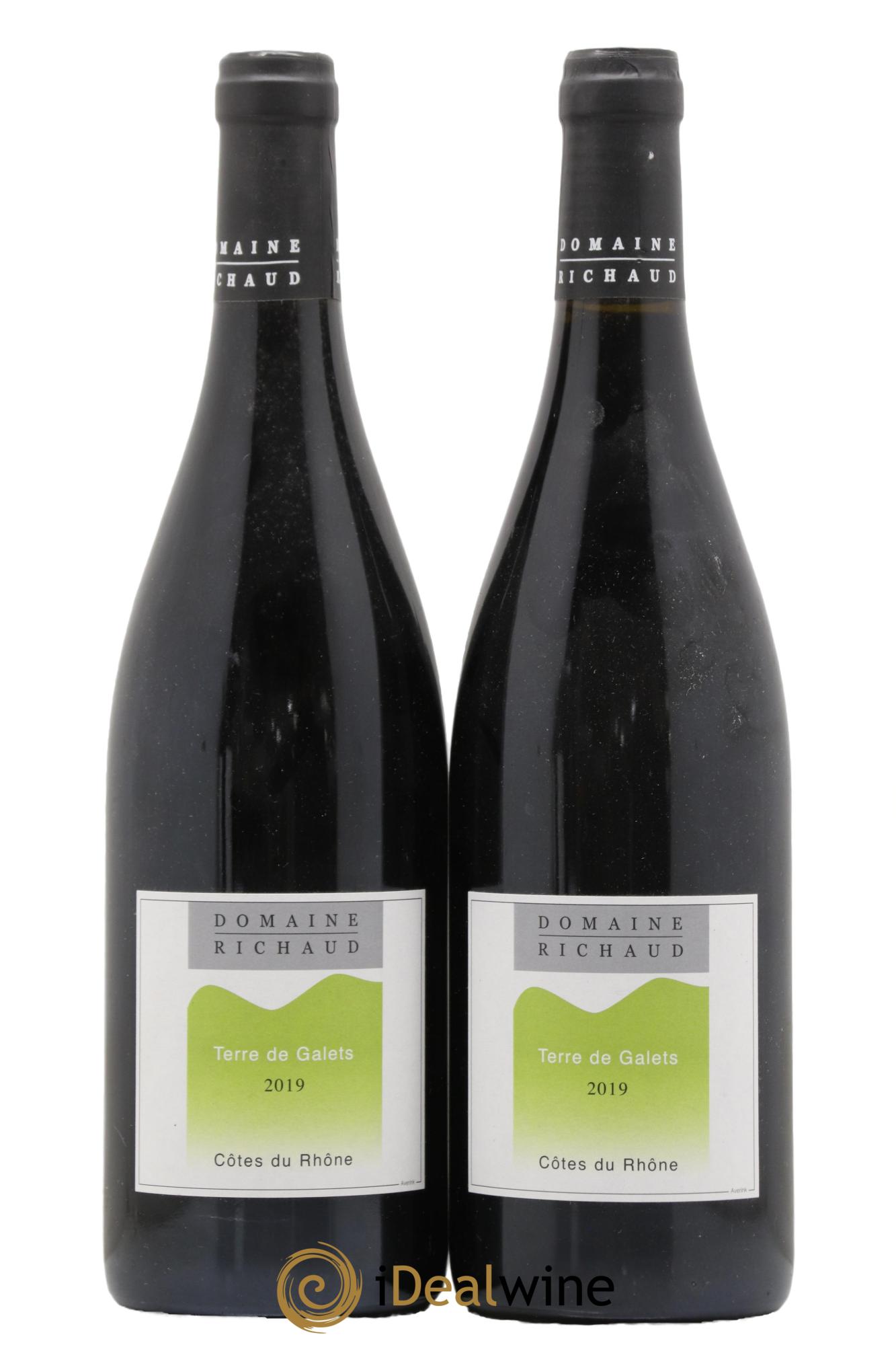 Côtes-du-Rhône Terre de Galets Marcel Richaud 2019 - Lot de 2 bouteilles - 0
