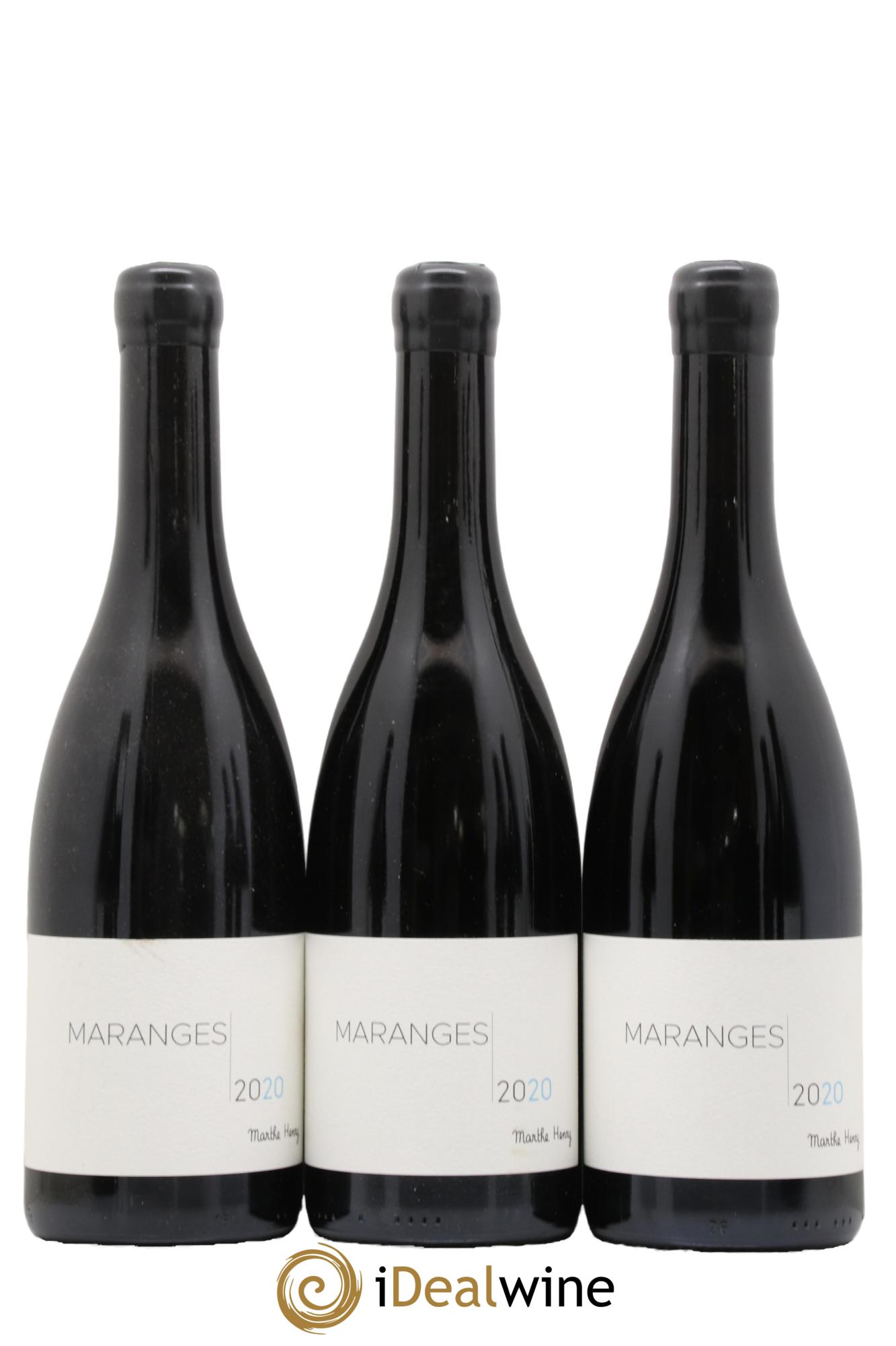 Maranges Marthe Henry 2020 - Lot de 3 bouteilles - 0