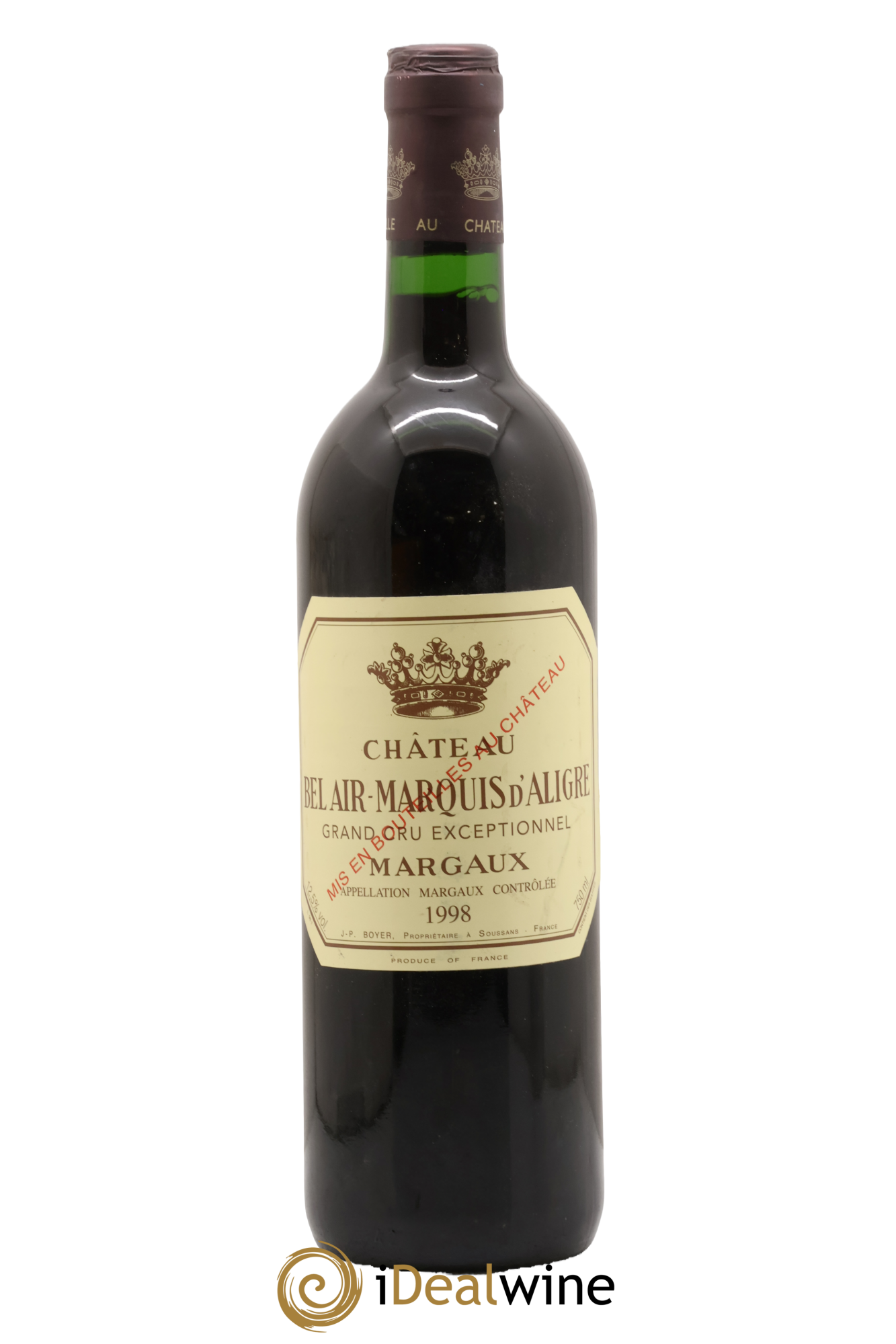 Château Bel Air Marquis d'Aligre 1998 - Lotto di 1 bottiglia - 0
