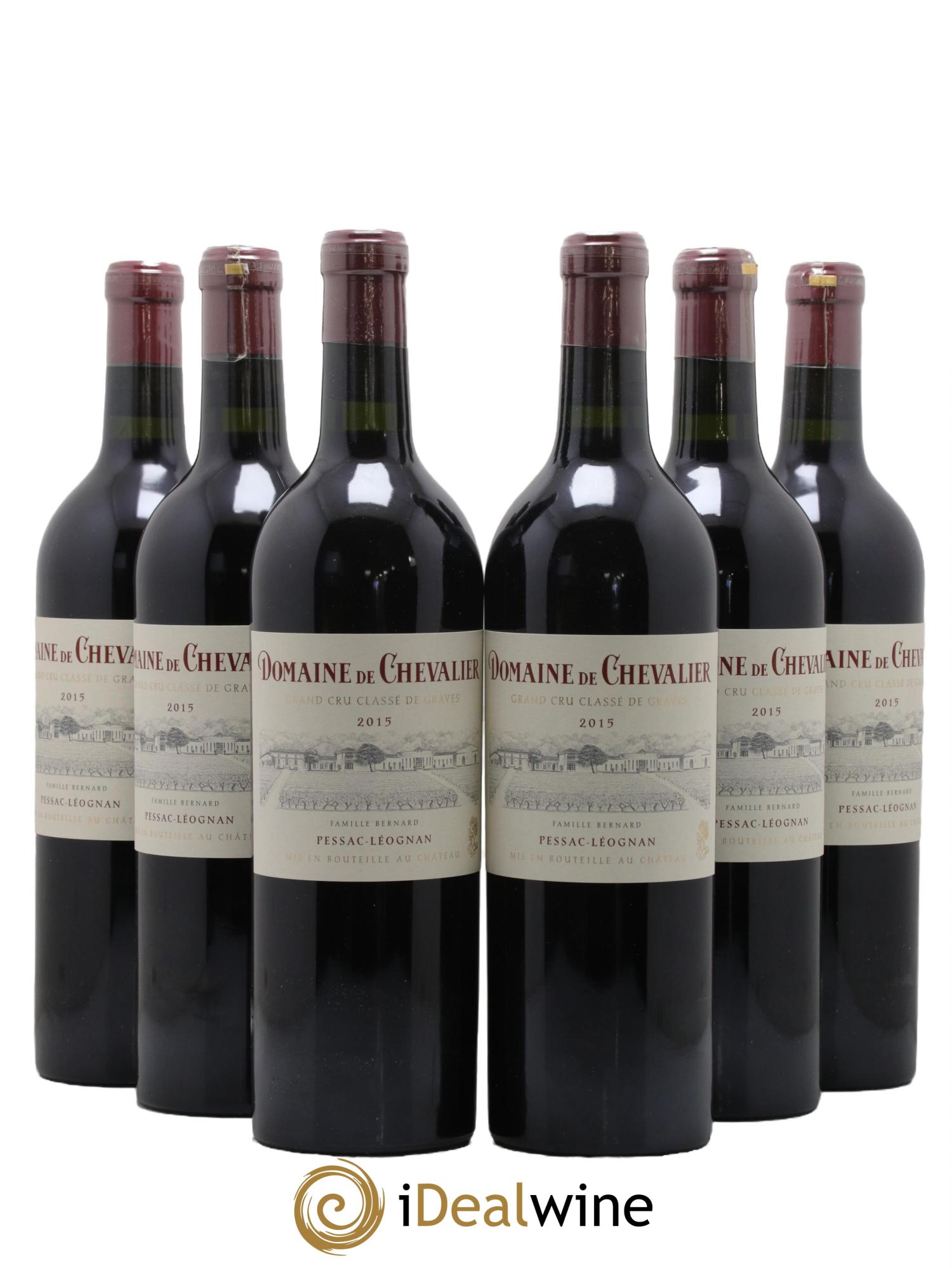 Domaine de Chevalier Cru Classé de Graves 2015 - Lot de 6 bouteilles - 0