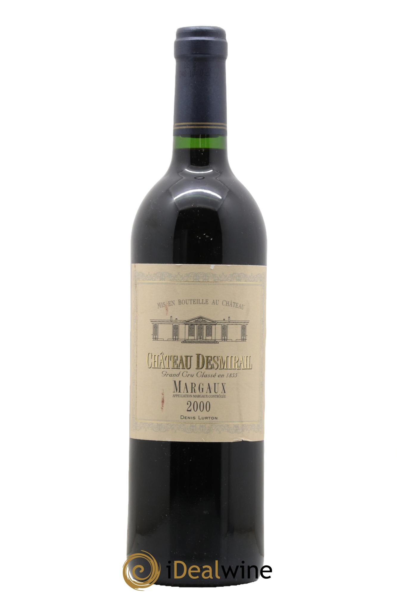 Château Desmirail 3ème Grand Cru Classé 2000 - Lot de 1 bouteille - 0