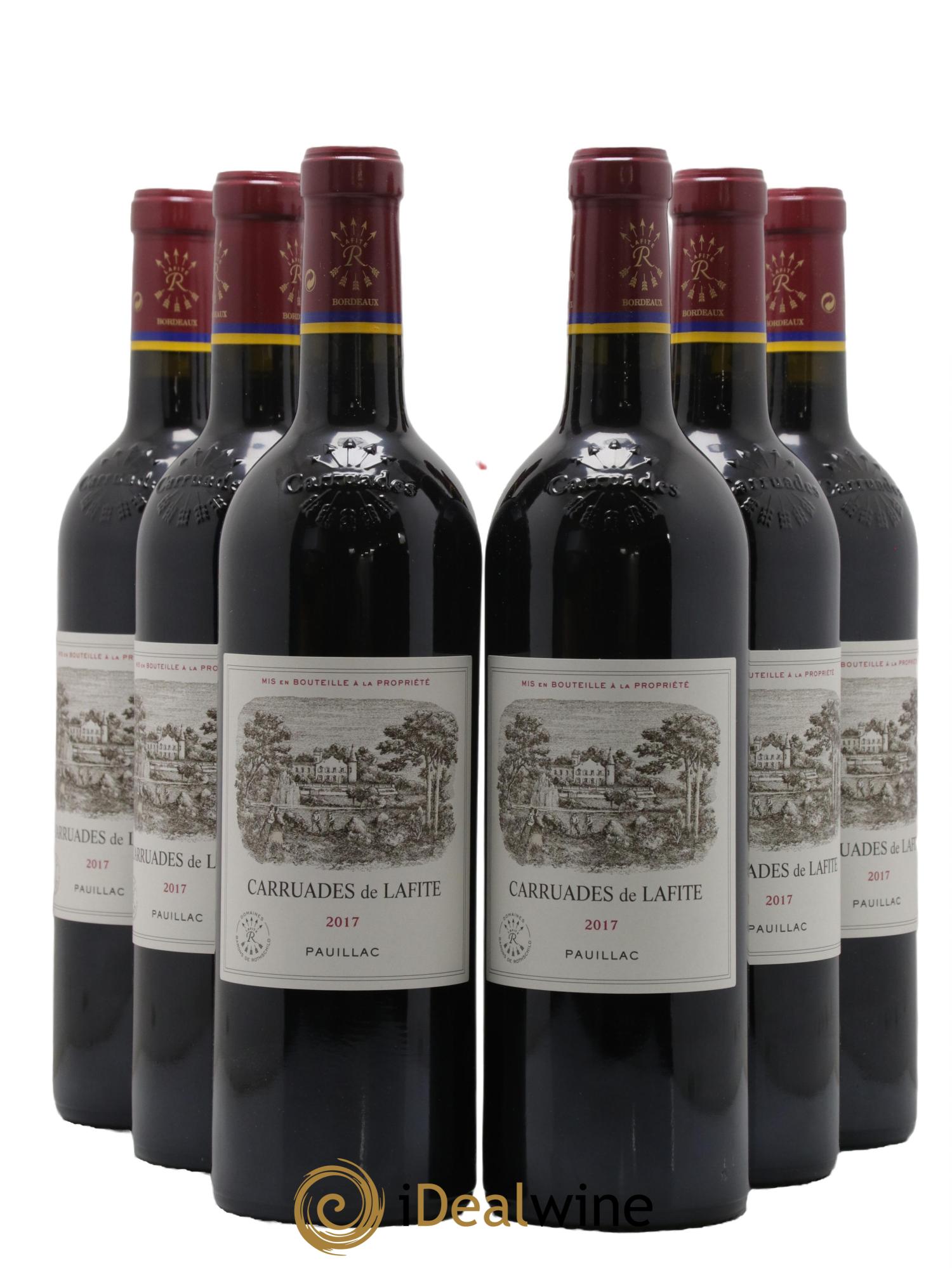 Carruades de Lafite Rothschild Second Vin 2017 - Posten von 6 Flaschen - 0