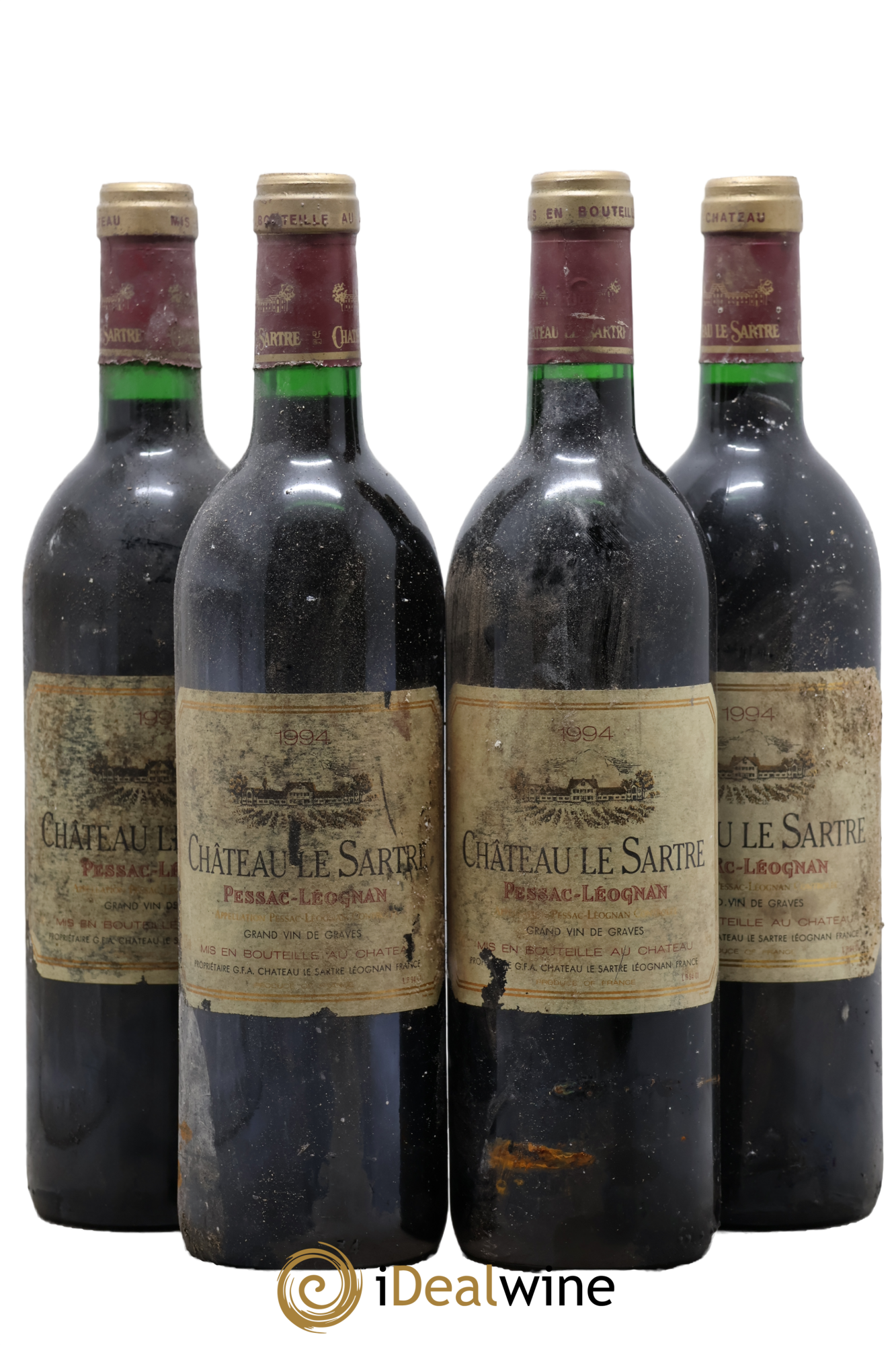 Château le Sartre 1994 - Lot de 4 bouteilles - 0