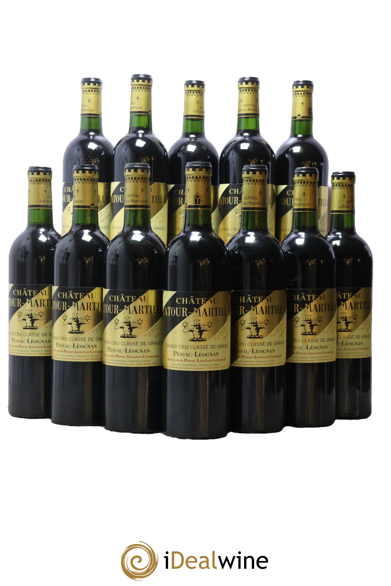 Château Latour-Martillac Cru Classé de Graves 2000 - Lot de 12 bouteilles - 0
