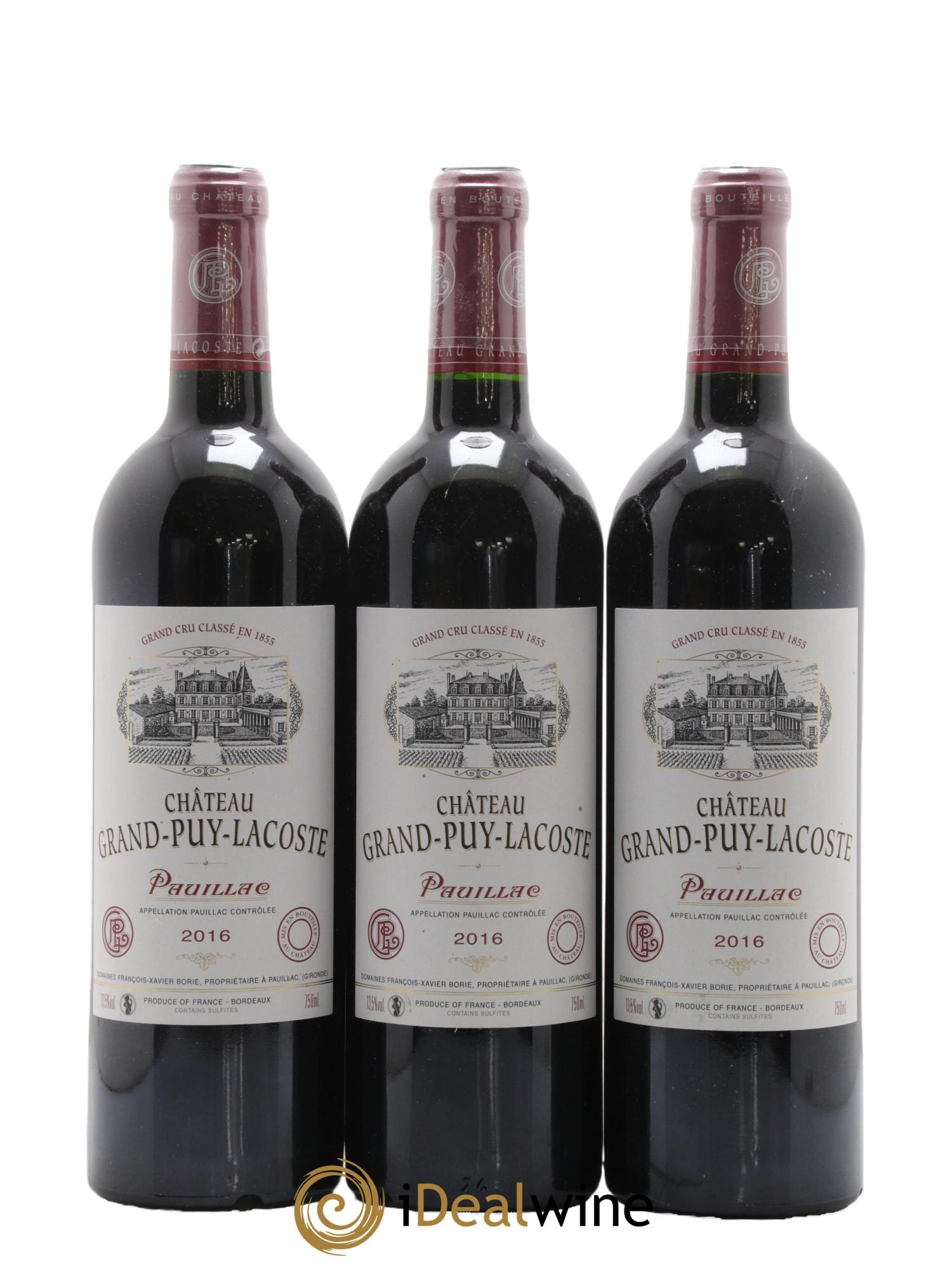 Château Grand Puy Lacoste 5ème Grand Cru Classé 2016 - Lot de 6 bouteilles - 2