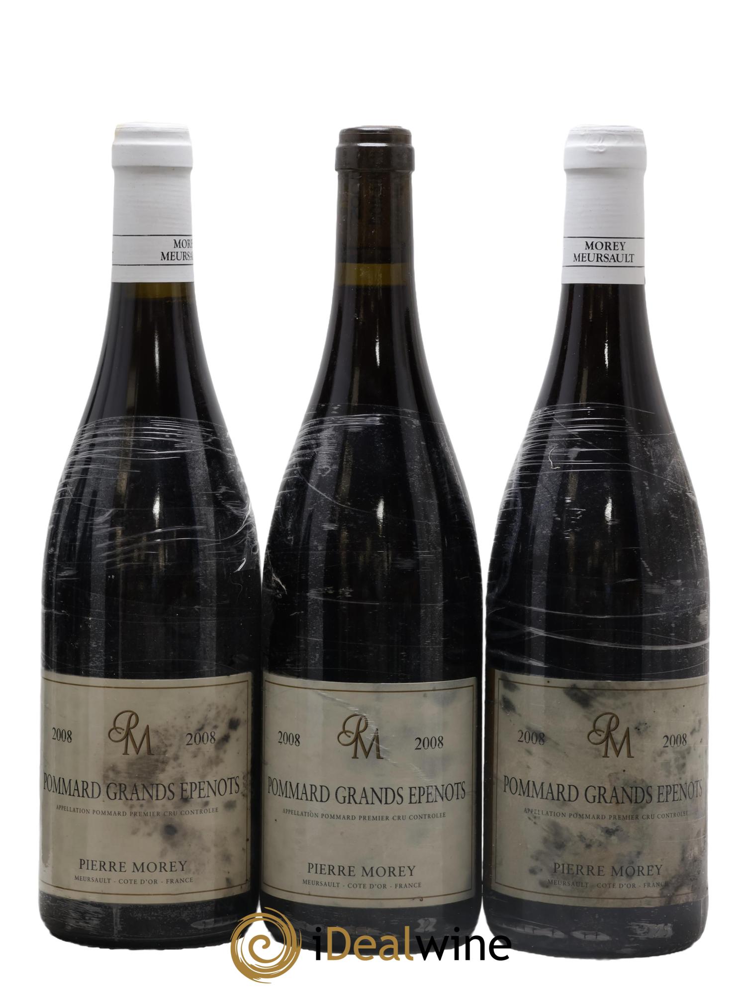 Pommard 1er Cru Grands Epenots Pierre Morey (Domaine) 2008 - Lot de 3 bouteilles - 0