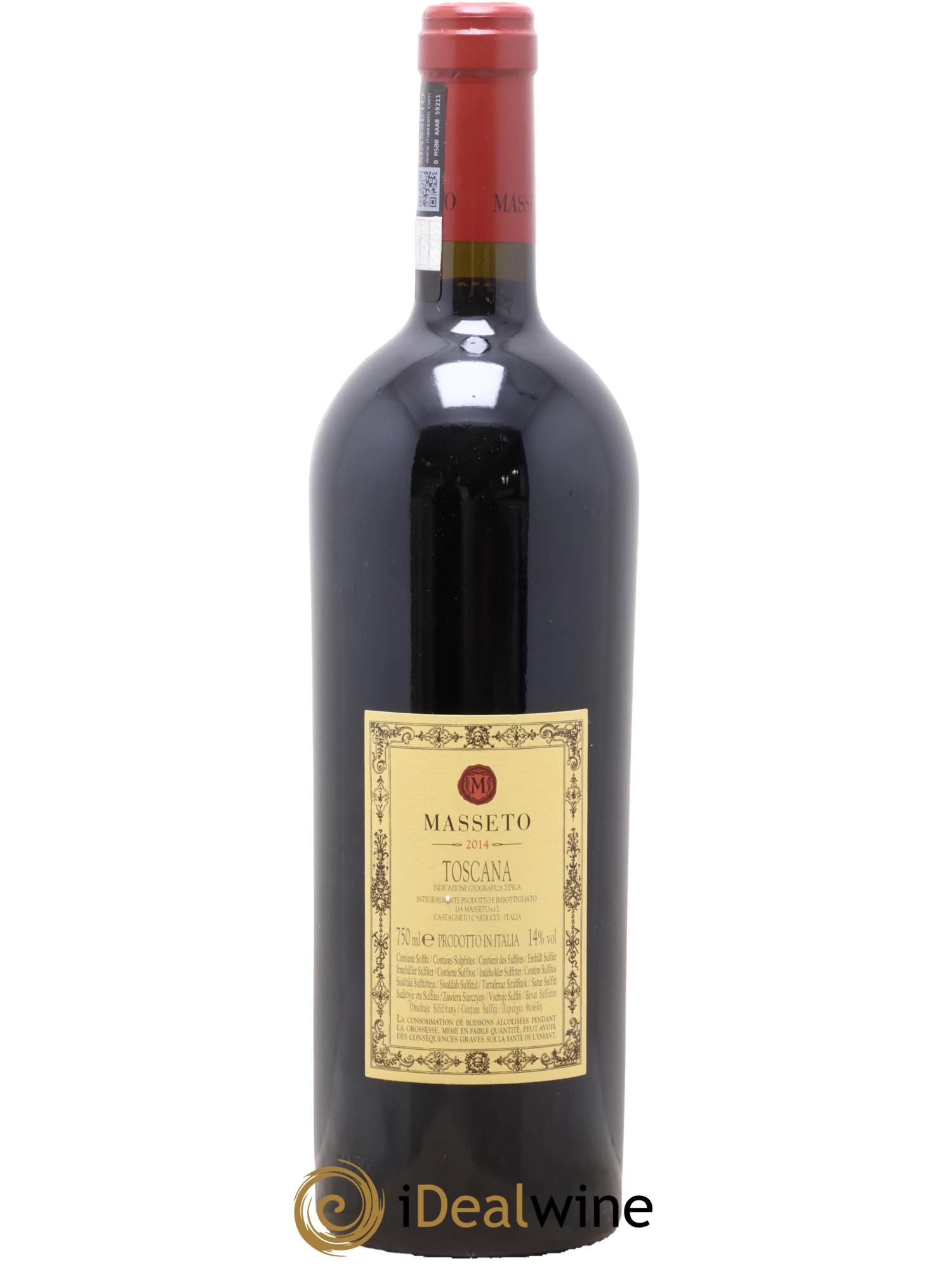 Toscana IGT Tenuta Dell'Ornellaia Masseto Frescobaldi 2014 - Lotto di 1 bottiglia - 1