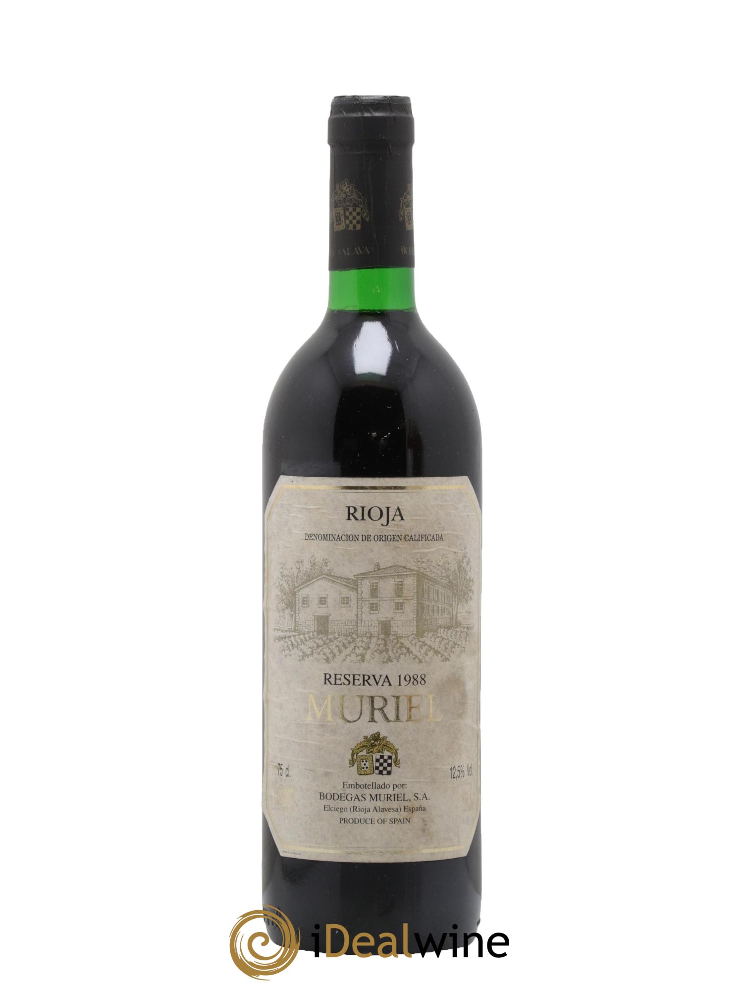 Rioja DOCA Bodegas Muriel 'Muriel' Reserva 1988 - Posten von 1 Flasche - 0