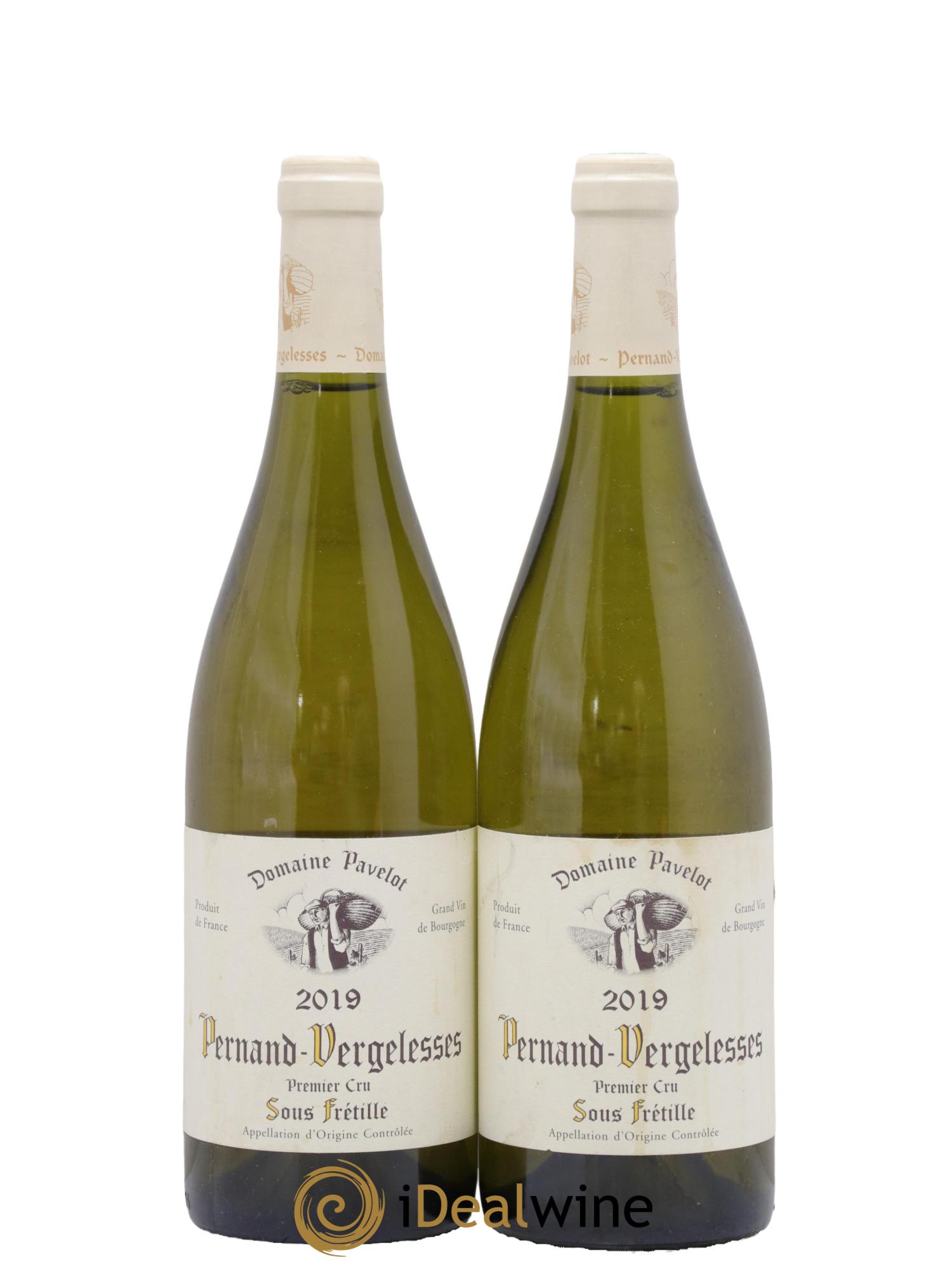 Pernand-Vergelesses 1er Cru Sous Frétille Vieilles Vignes Pavelot (Domaine) 2019 - Lot de 2 bouteilles - 0