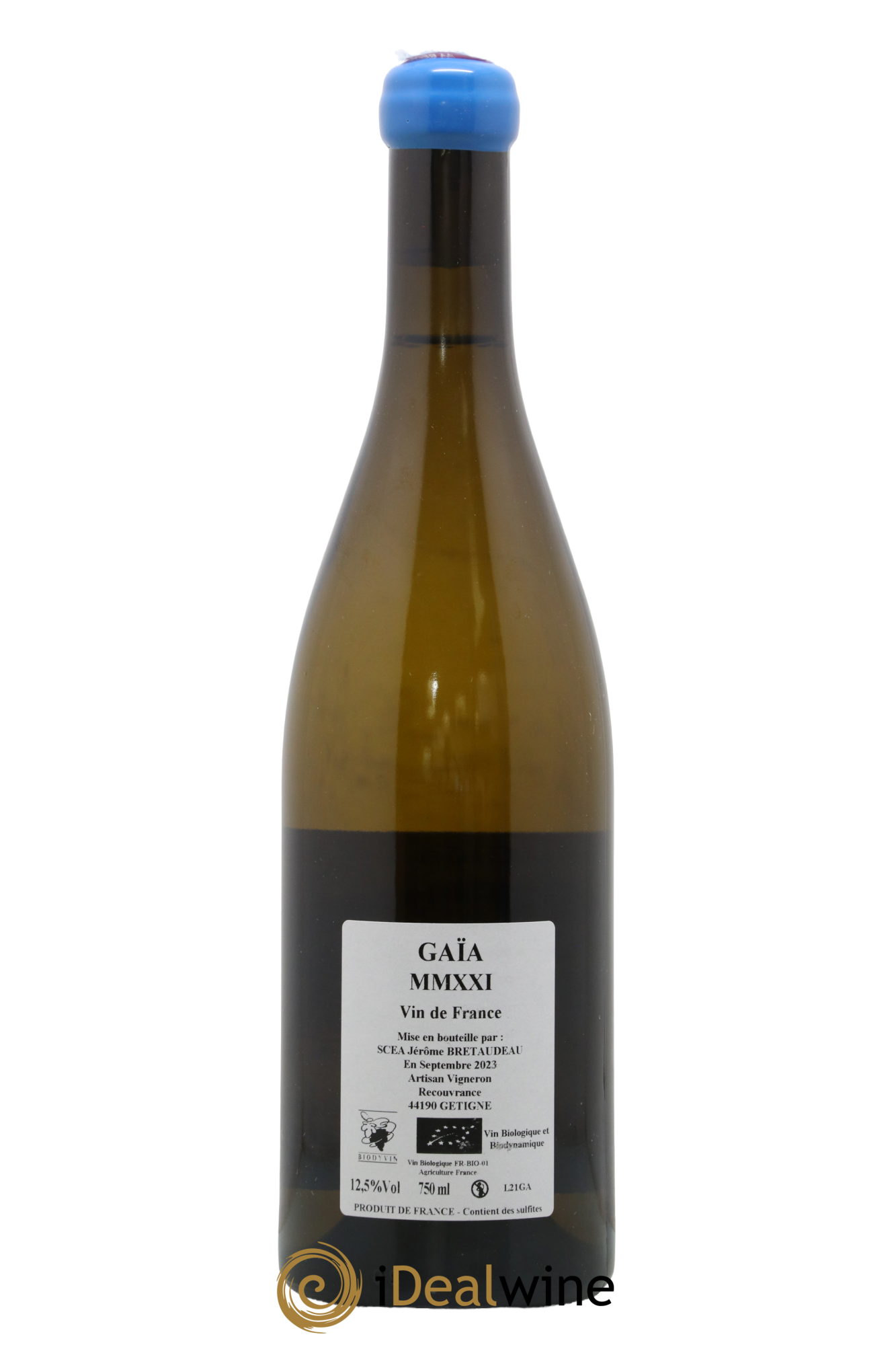 Muscadet-Sèvre-et-Maine Gaia Jérôme Bretaudeau - Domaine de Bellevue 2021 - Lot of 1 bottle - 1