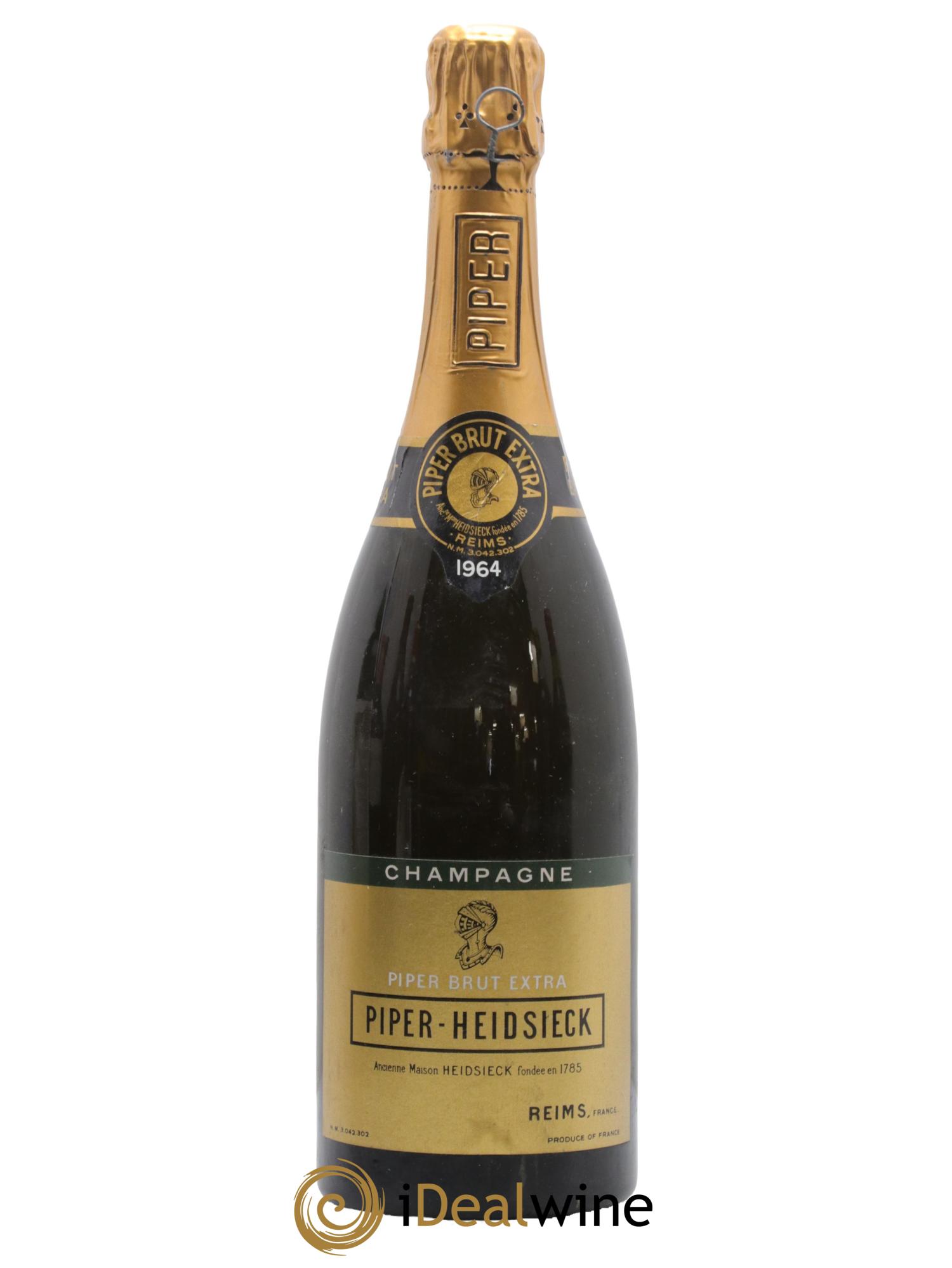 Extra-Brut Piper Heidsieck 1964 - Lot of 1 bottle - 0