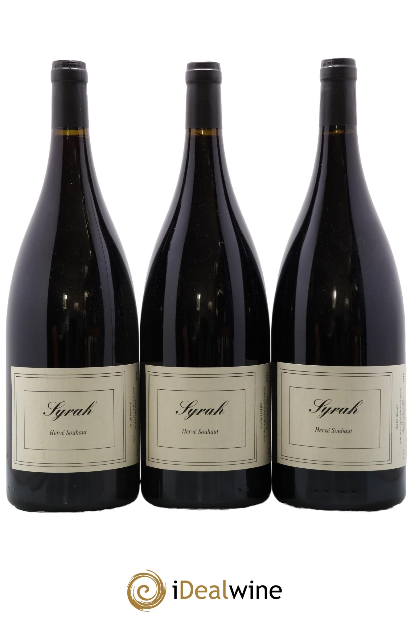 Vin de France Syrah Hervé Souhaut - Domaine Romaneaux-Destezet 2016 - Lot de 3 magnums - 0