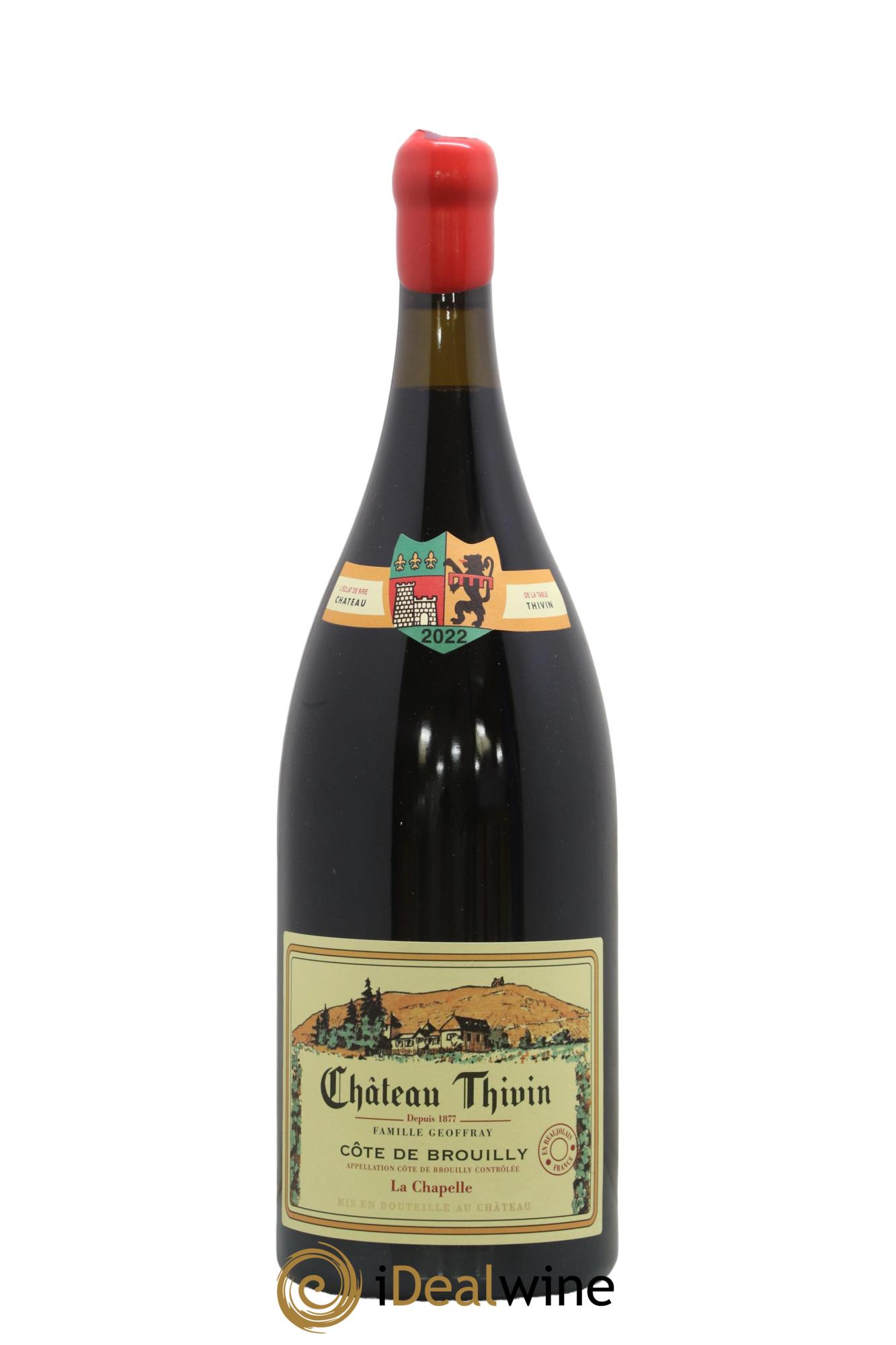 Côte de Brouilly Cuvée La Chapelle Château Thivin 2022 - Lot de 1 magnum - 0