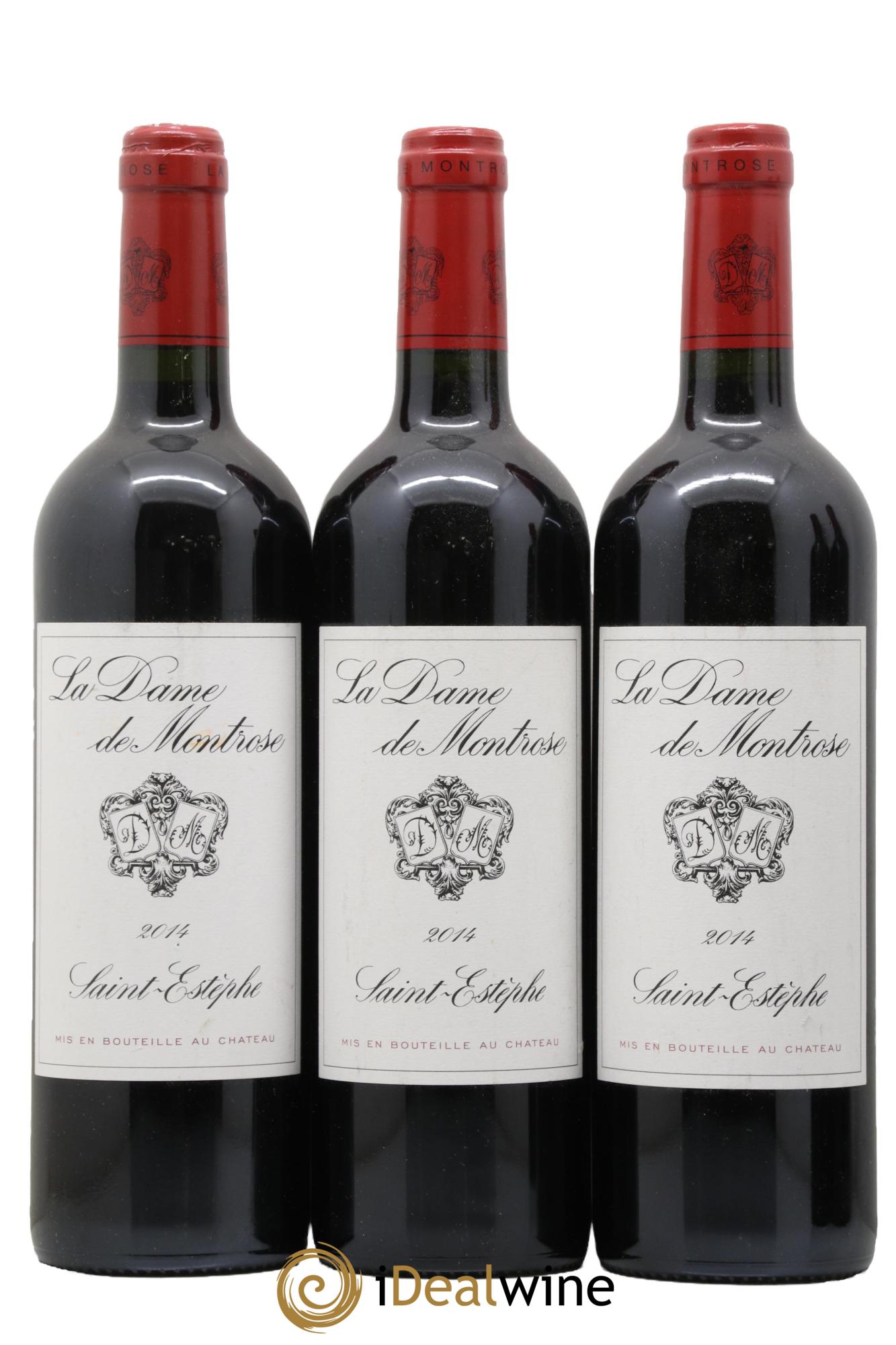 La Dame de Montrose Second Vin 2014 - Lot de 3 bouteilles - 0