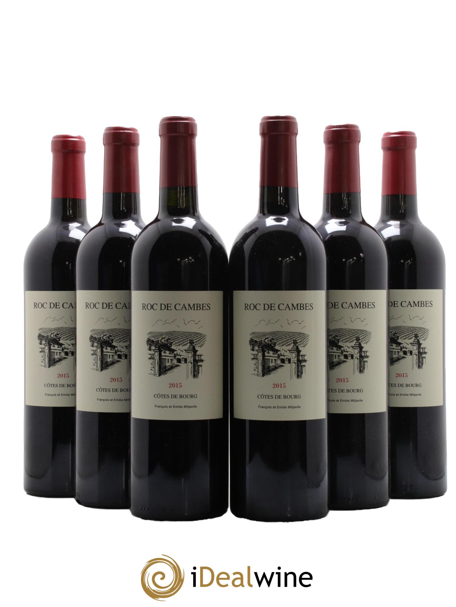 Roc de Cambes 2015 - Lot of 6 bottles - 0