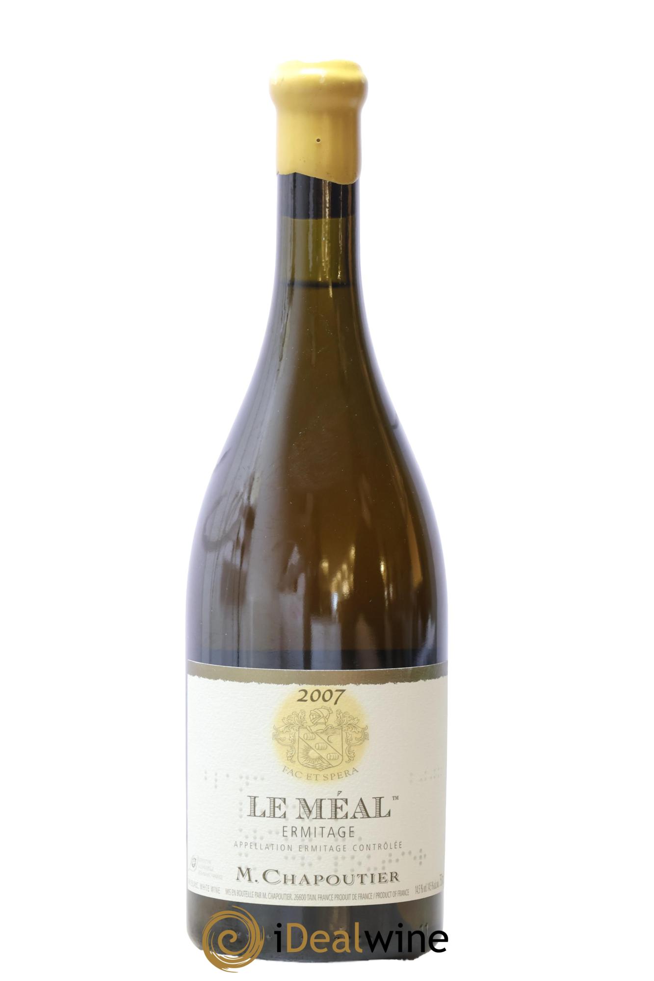 Hermitage Ermitage Le Méal Chapoutier 2007 - Lot de 1 bouteille - 0