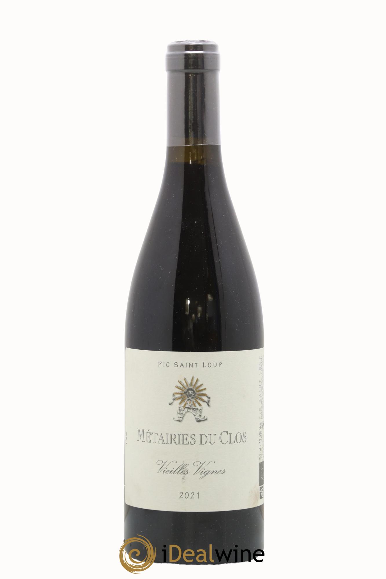 Pic Saint-Loup Les Métairies du Clos Vieilles Vignes Christophe Peyrus et Françoise Julien 2021 - Posten von 1 Flasche - 0
