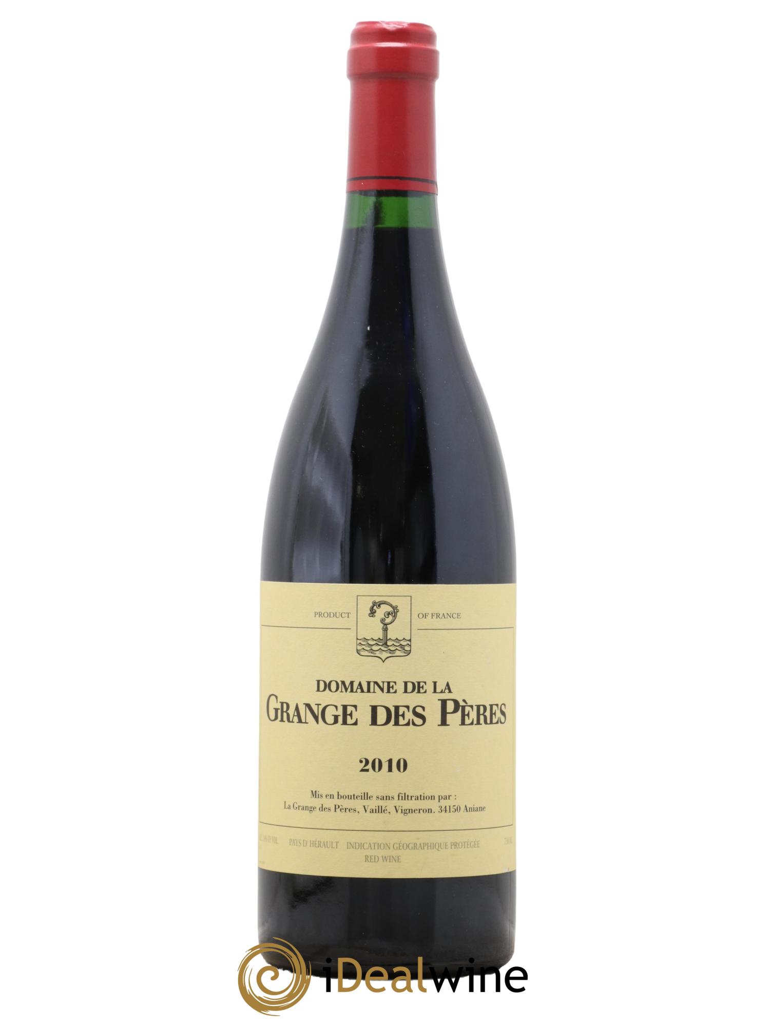 Pays d'Hérault Grange des Pères Laurent Vaillé 2010 - Lot de 1 bouteille - 0