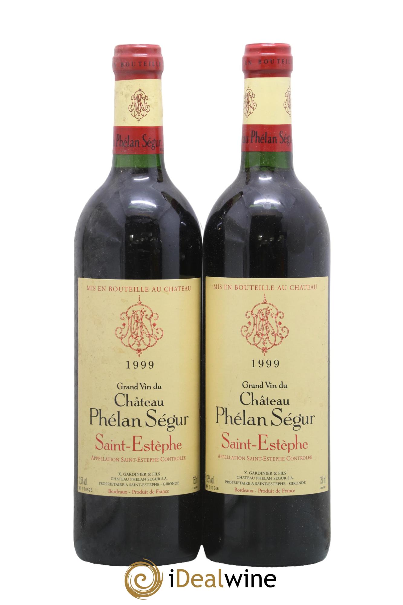 Château Phélan Ségur 1999 - Lot of 2 bottles - 0