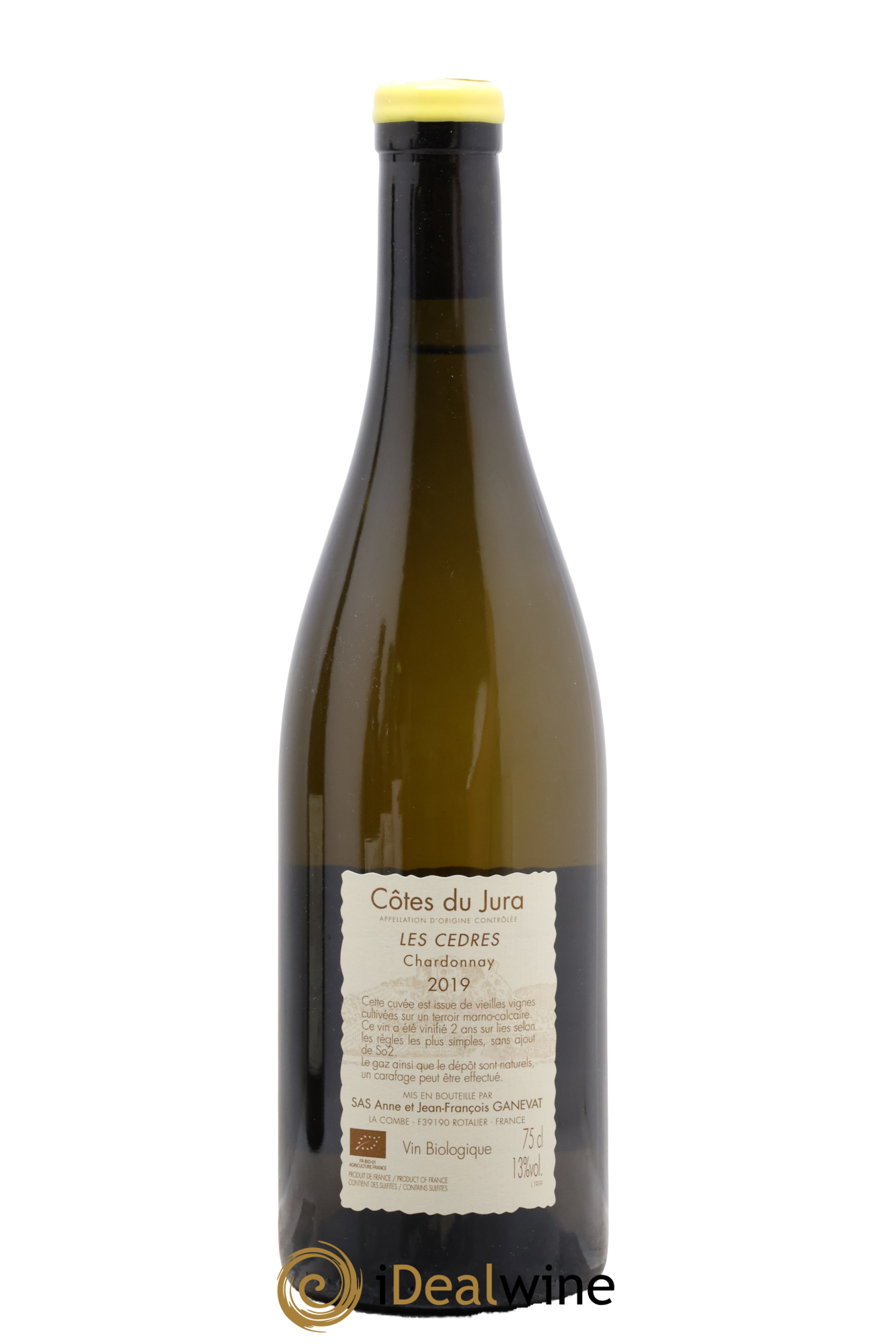 Vin de France (anciennement Côtes du Jura) Les Cèdres Anne et Jean François Ganevat 2019 - Lot de 1 bouteille - 1